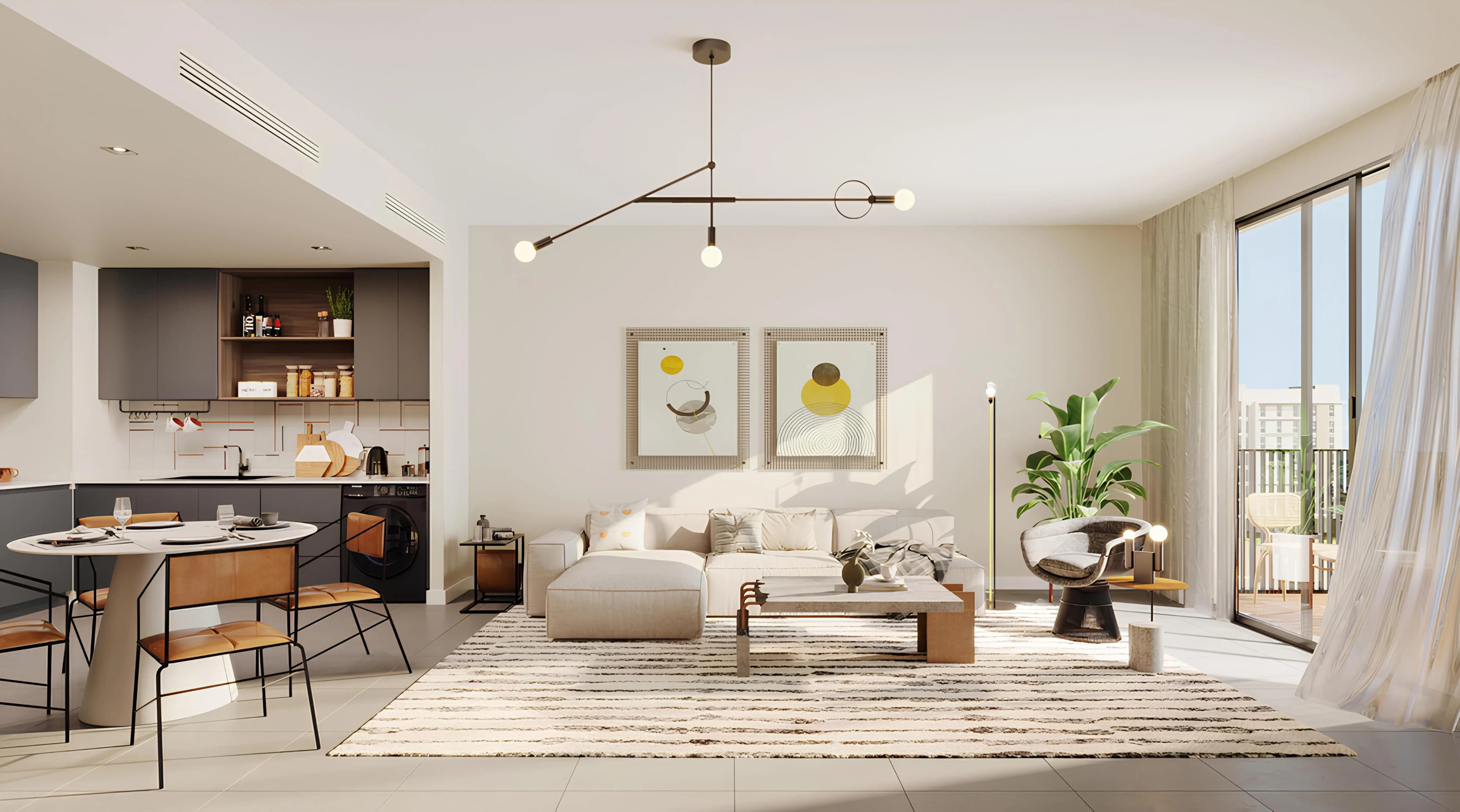 Reeman Living - Living Room Interior | Aldar Properties