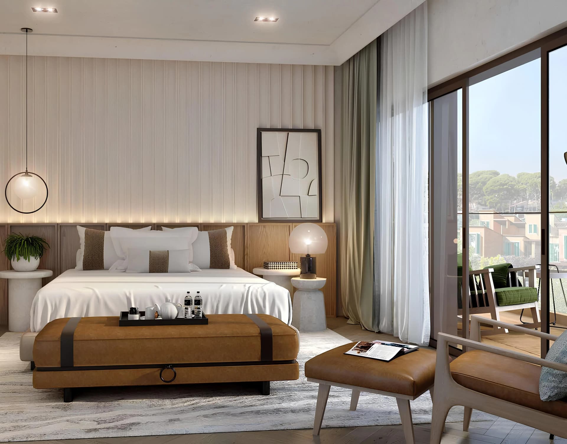 Damac Lagoons - Monte Carlo - Bedroom Interior | DAMAC Properties