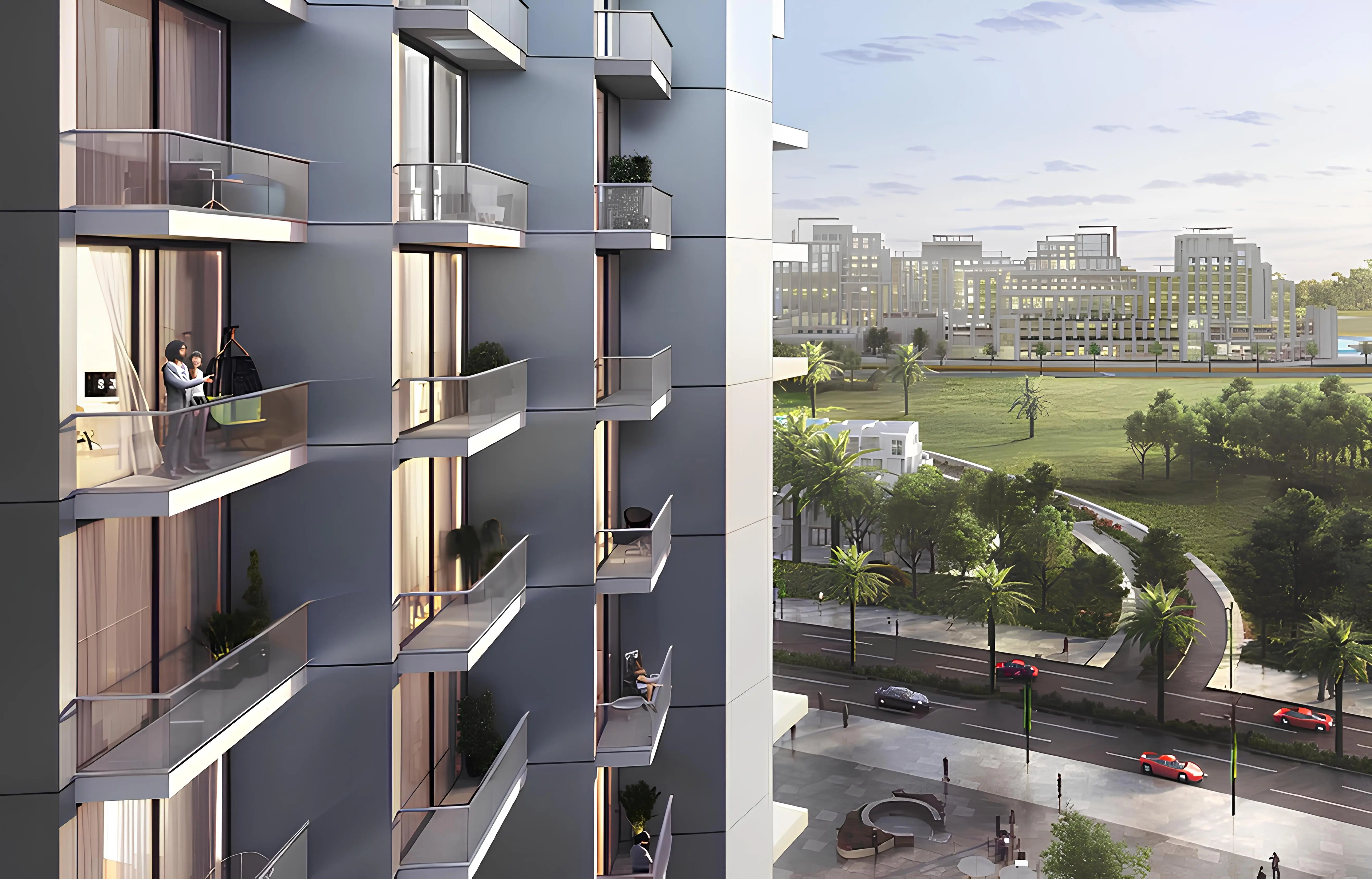 Navitas Hotel & Residences - Balcony View | DAMAC Properties