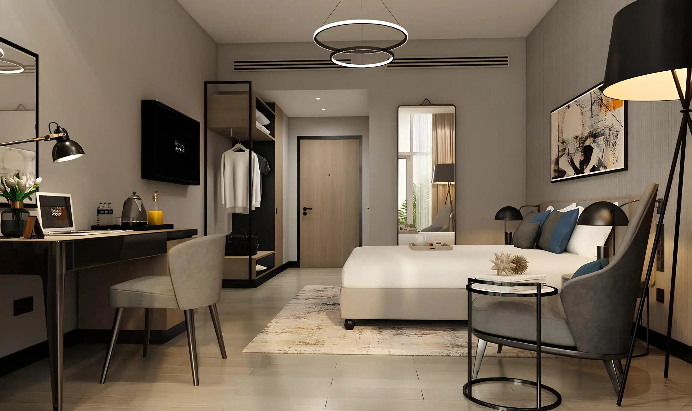 Navitas Hotel & Residences - Bedroom Interior | DAMAC Properties