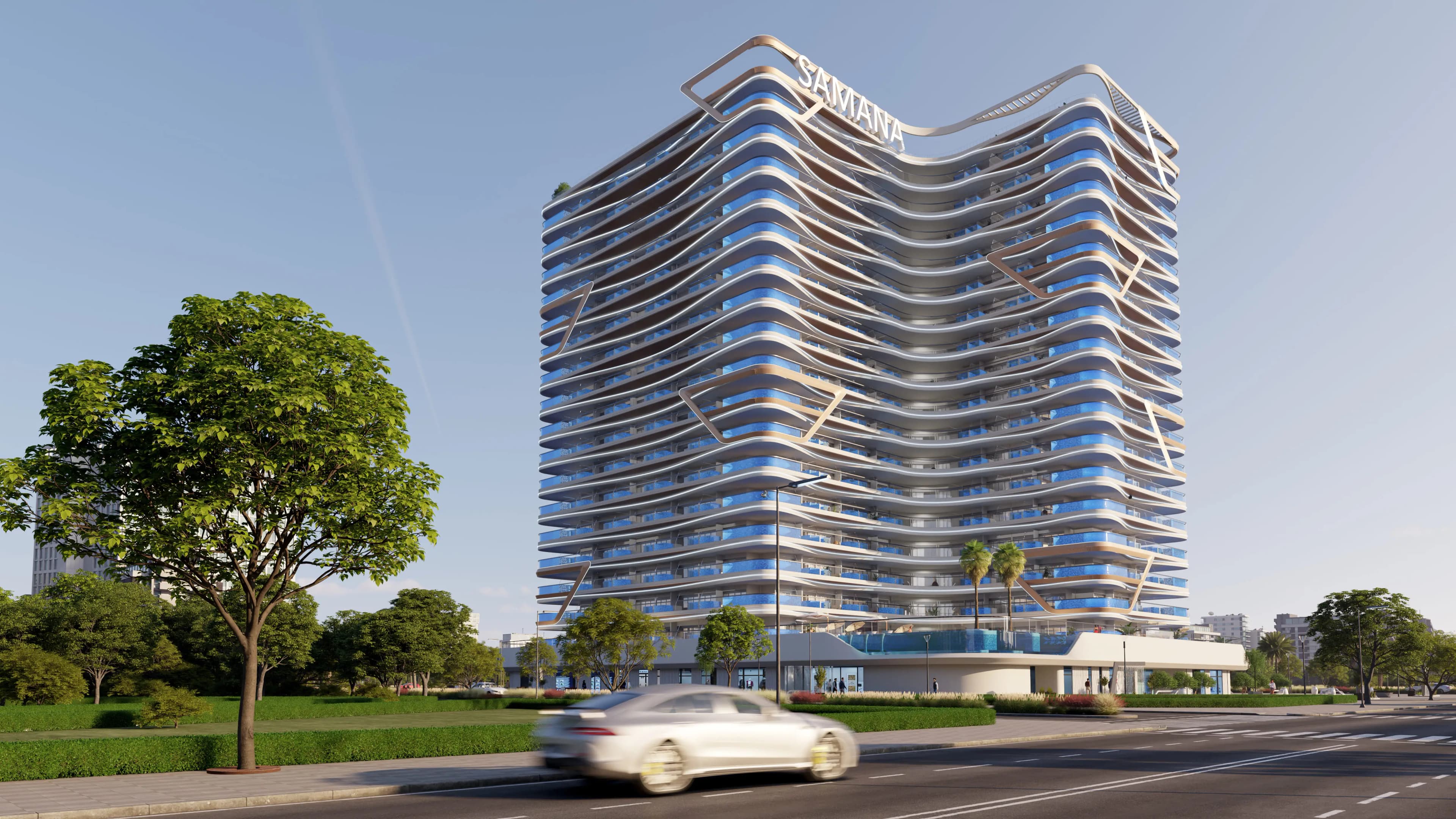 Skyros - Exterior Facade | Samana Developers