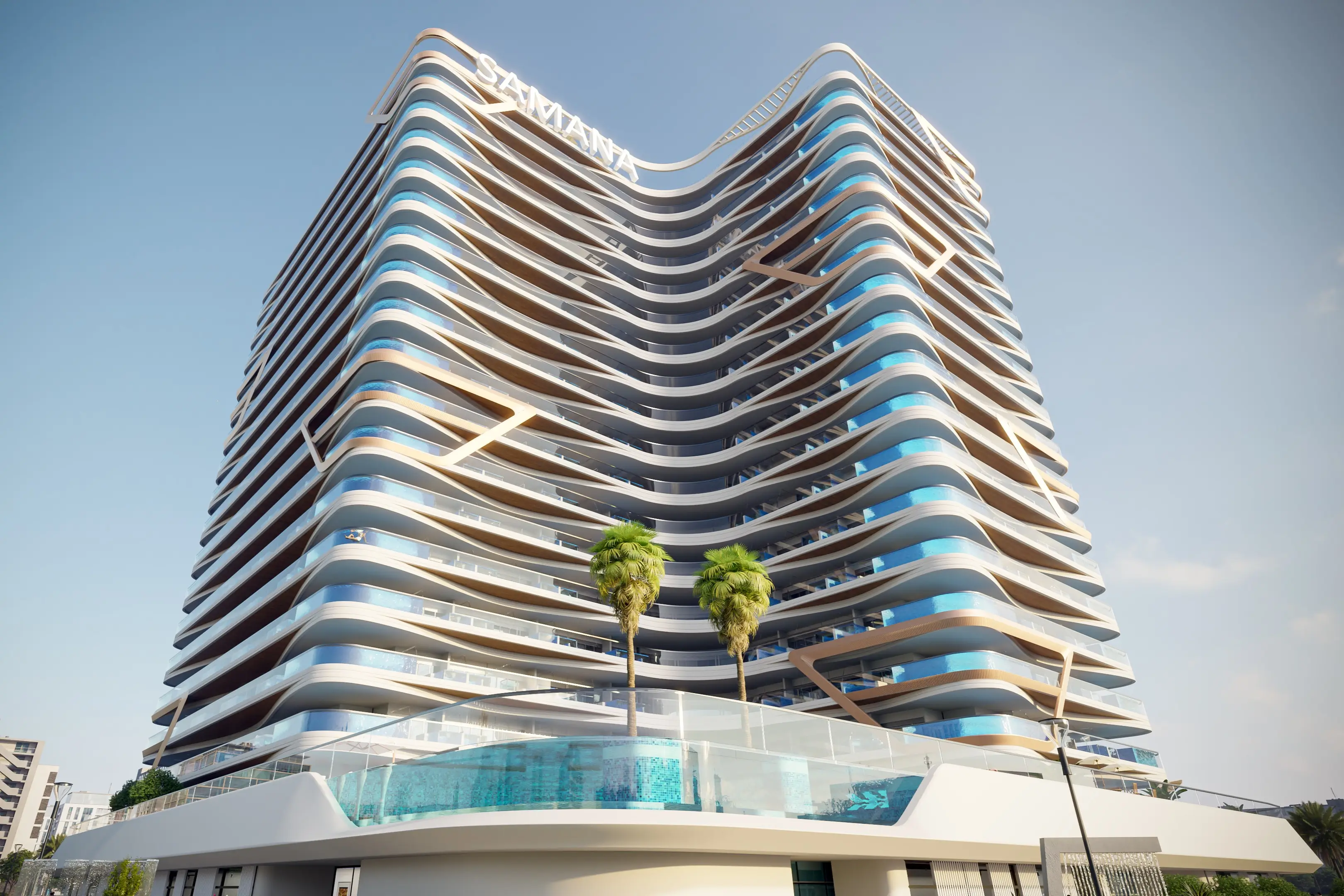 Skyros - Exterior Facade | Samana Developers