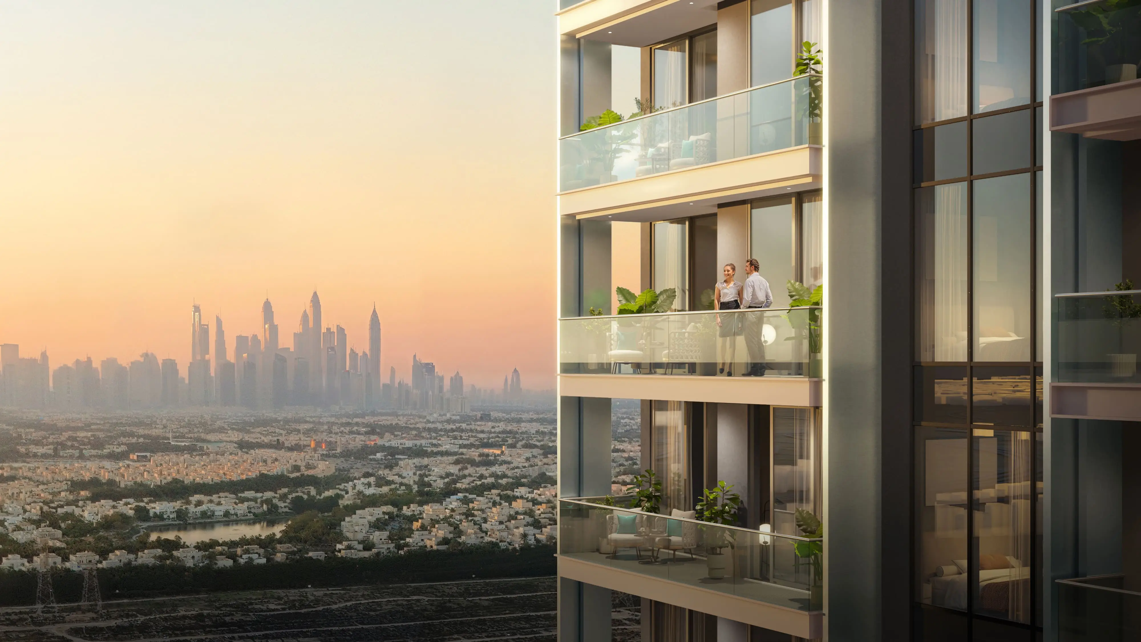 LUM1NAR Tower 3 - Balcony View | Object One Real Estate Development