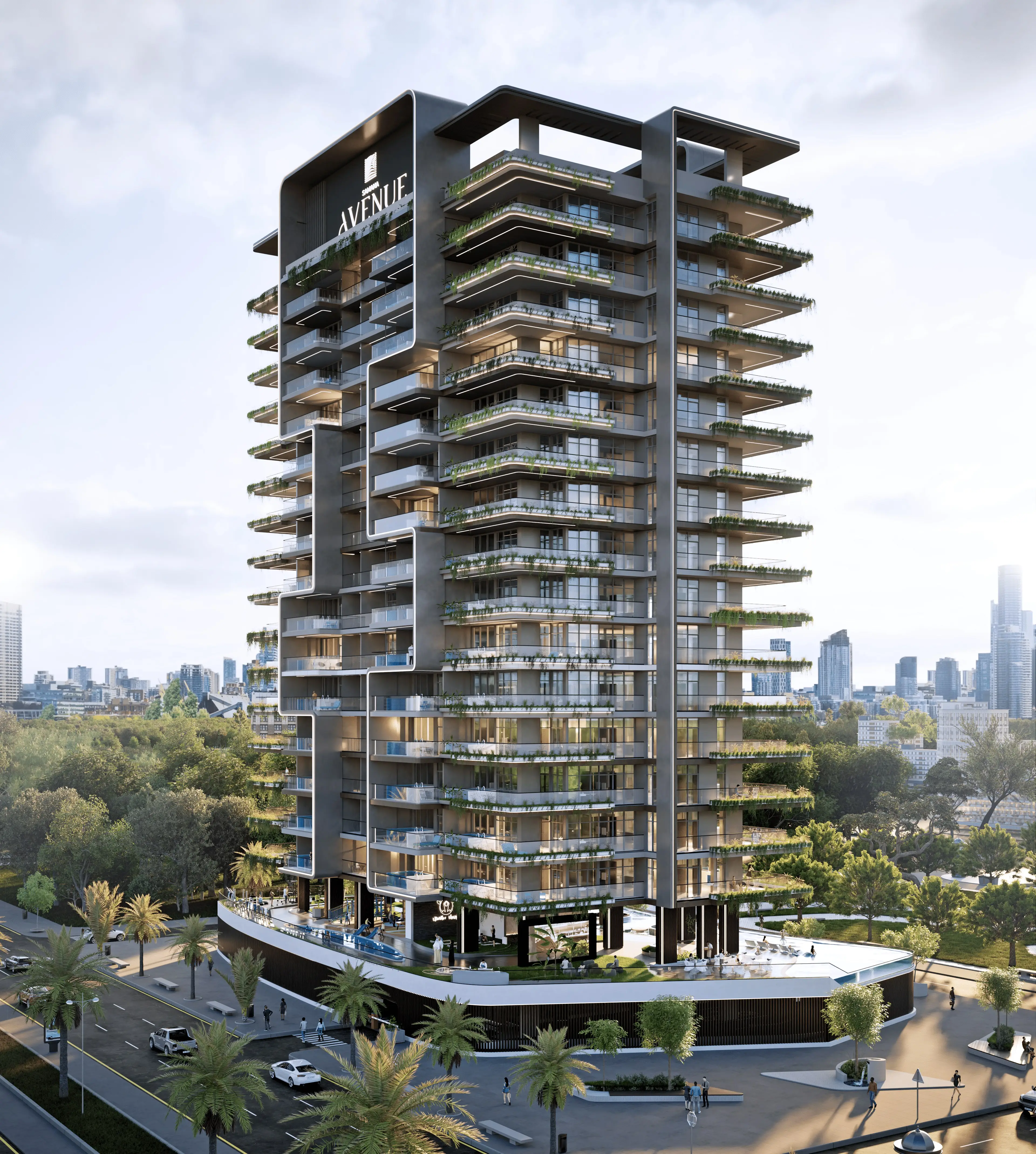Samana Avenue - Exterior Facade | Samana Developers