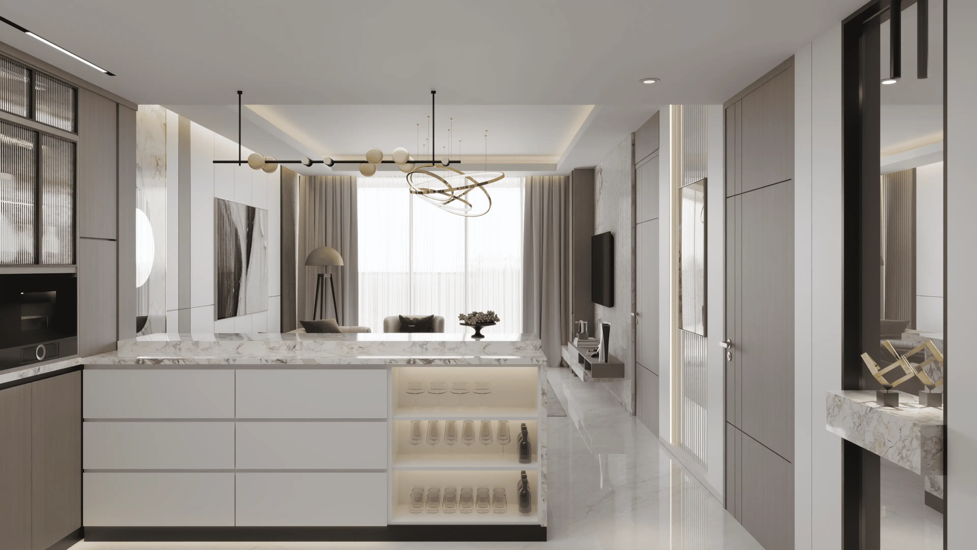 Samana Avenue - Kitchen Interior | Samana Developers