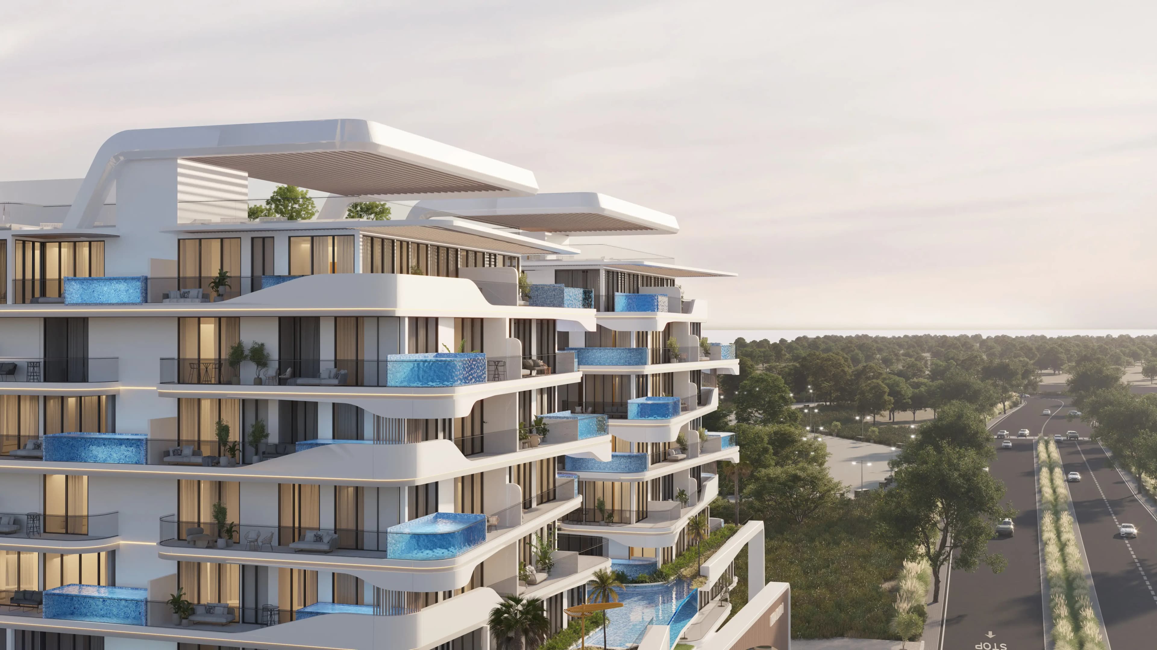Ocean Pearl - Exterior Facade | Samana Developers