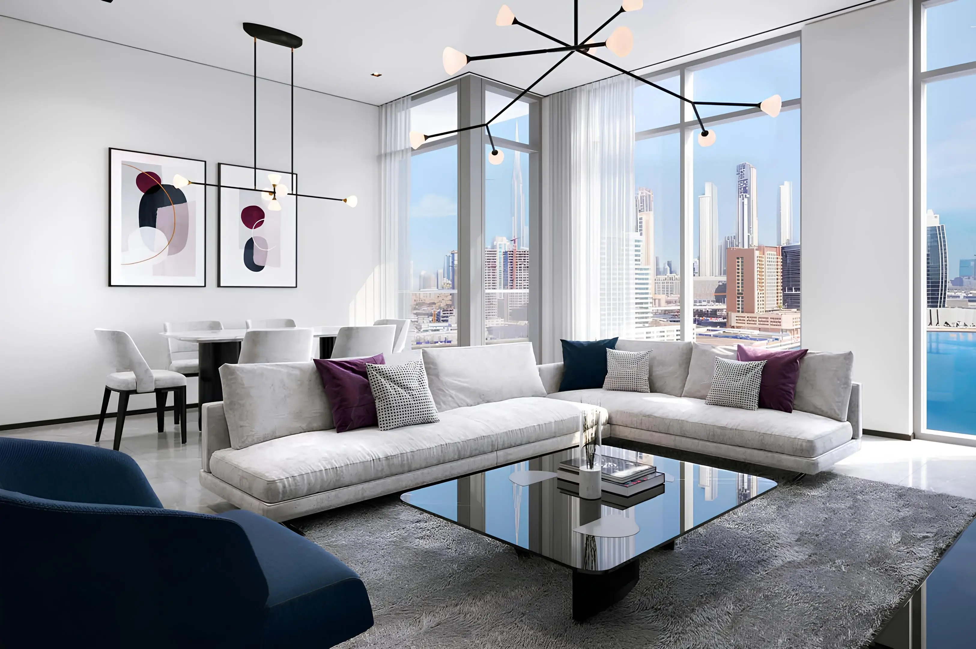 15 Northside - Living Room Interior | Select Group