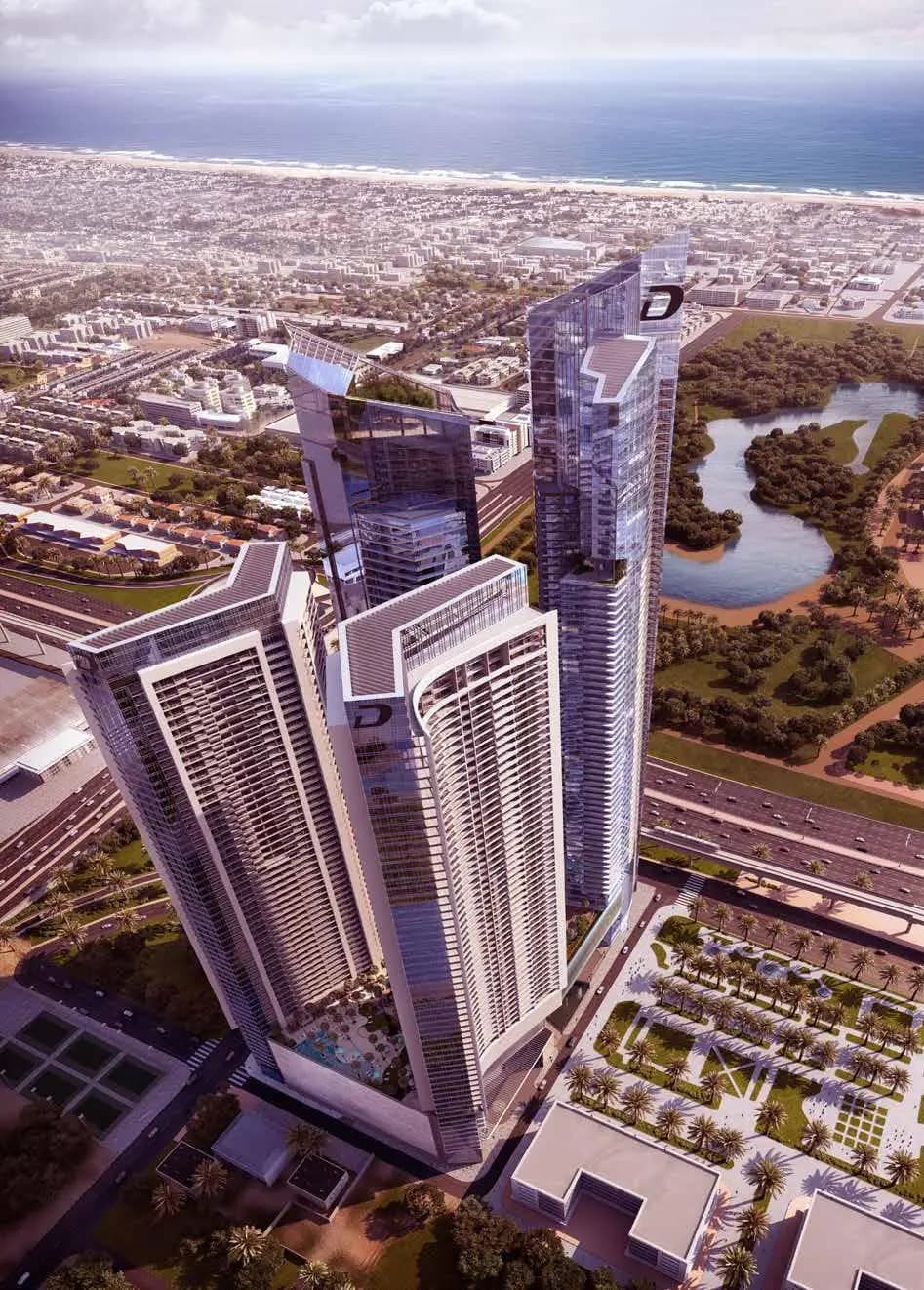 Aykon City Tower B - Exterior Facade | DAMAC Properties
