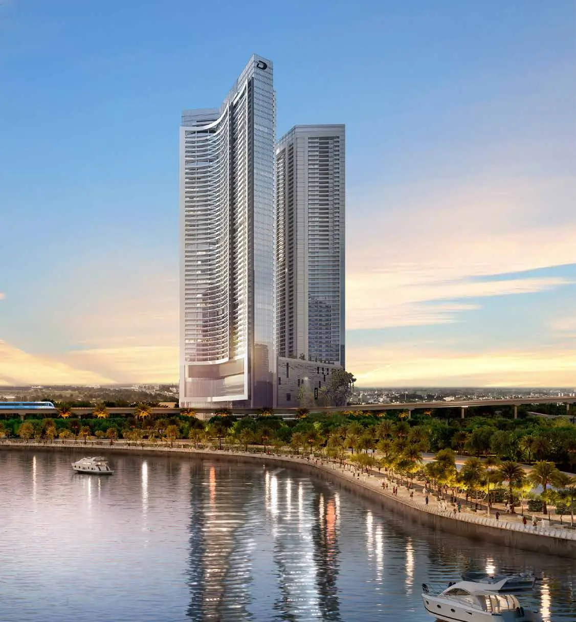 Aykon City Tower B - Exterior Facade | DAMAC Properties