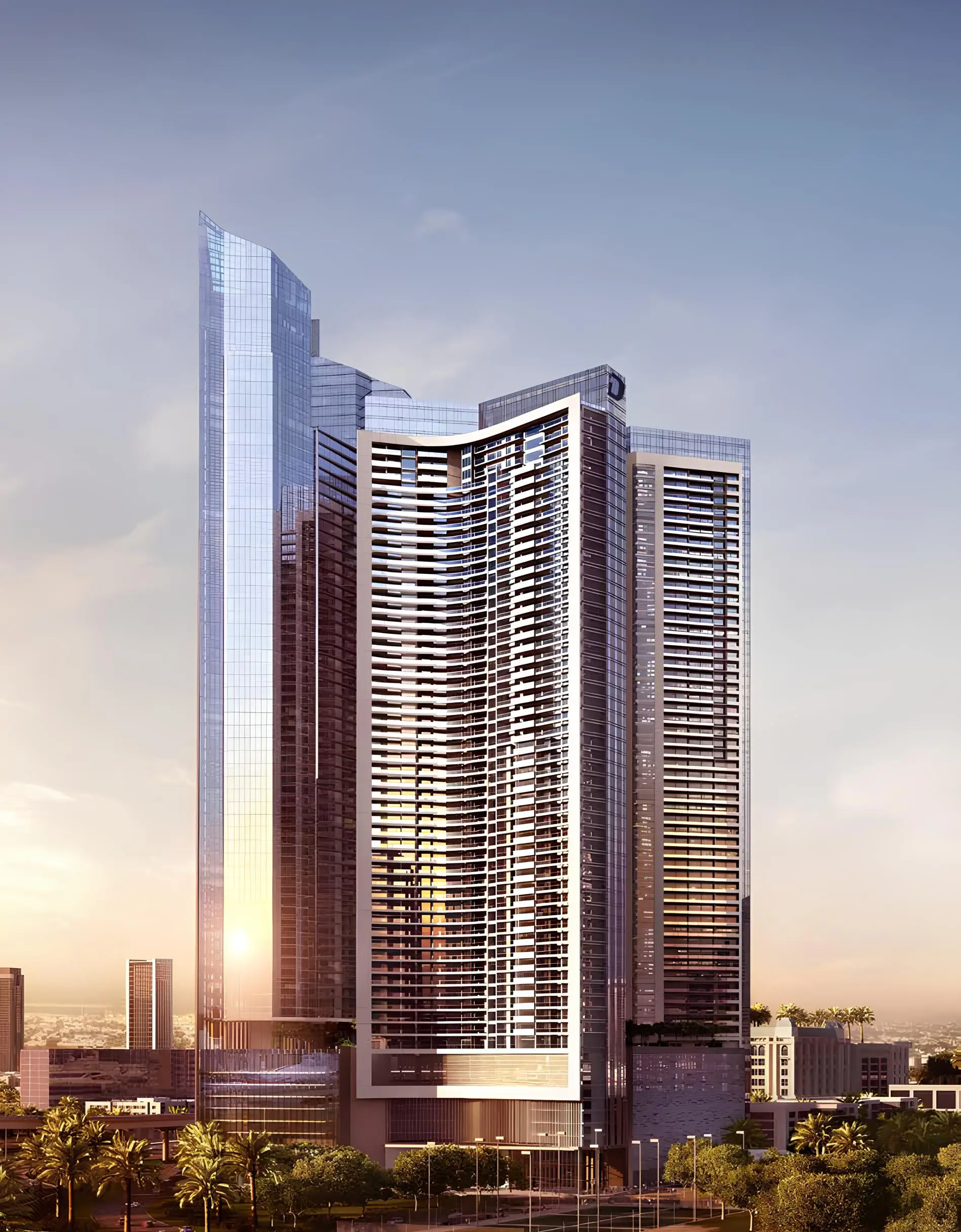 Aykon City Tower C - Exterior Facade | DAMAC Properties