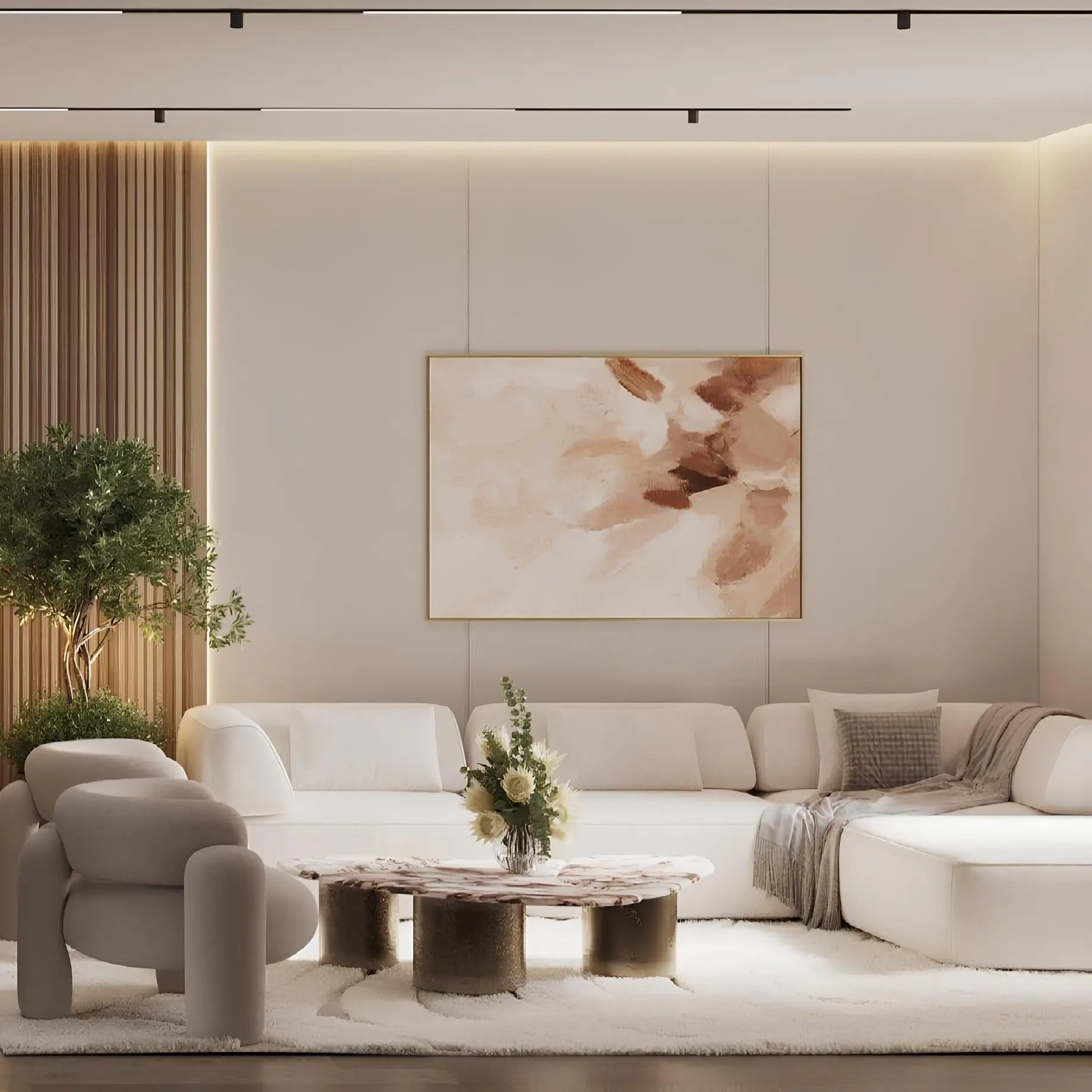 Dusk by Binghatti - Living Room Interior | Binghatti Developers