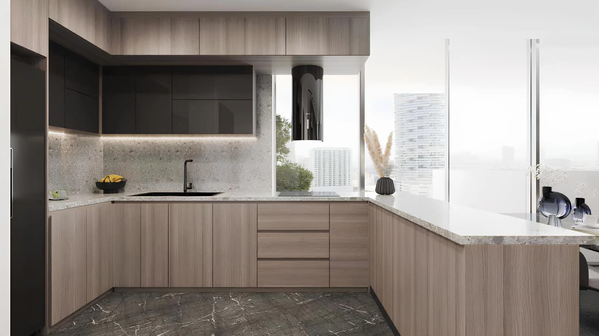 Mykonos Signature - Kitchen Interior | Samana Developers