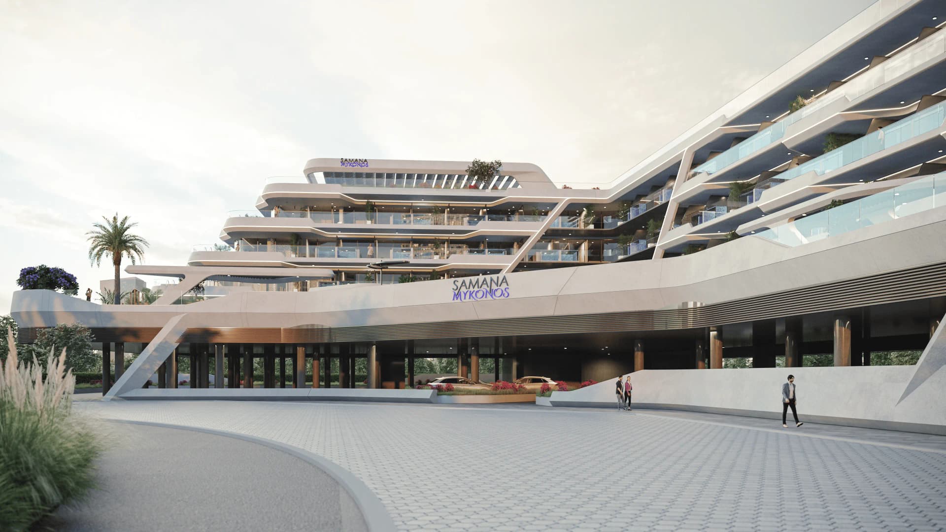 Samana Mykonos - Exterior Facade | Samana Developers