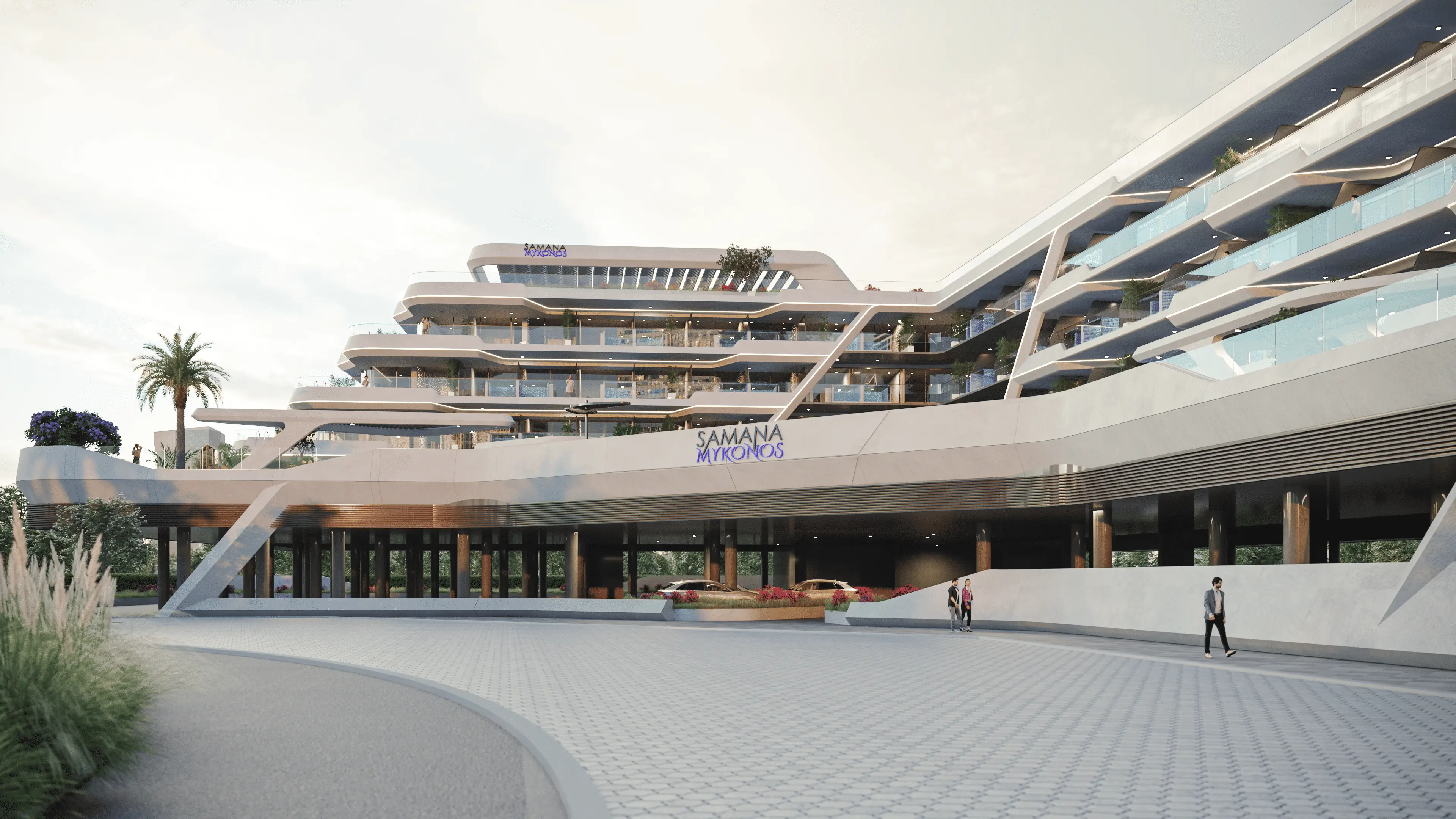 Samana Mykonos - Exterior Facade | Samana Developers