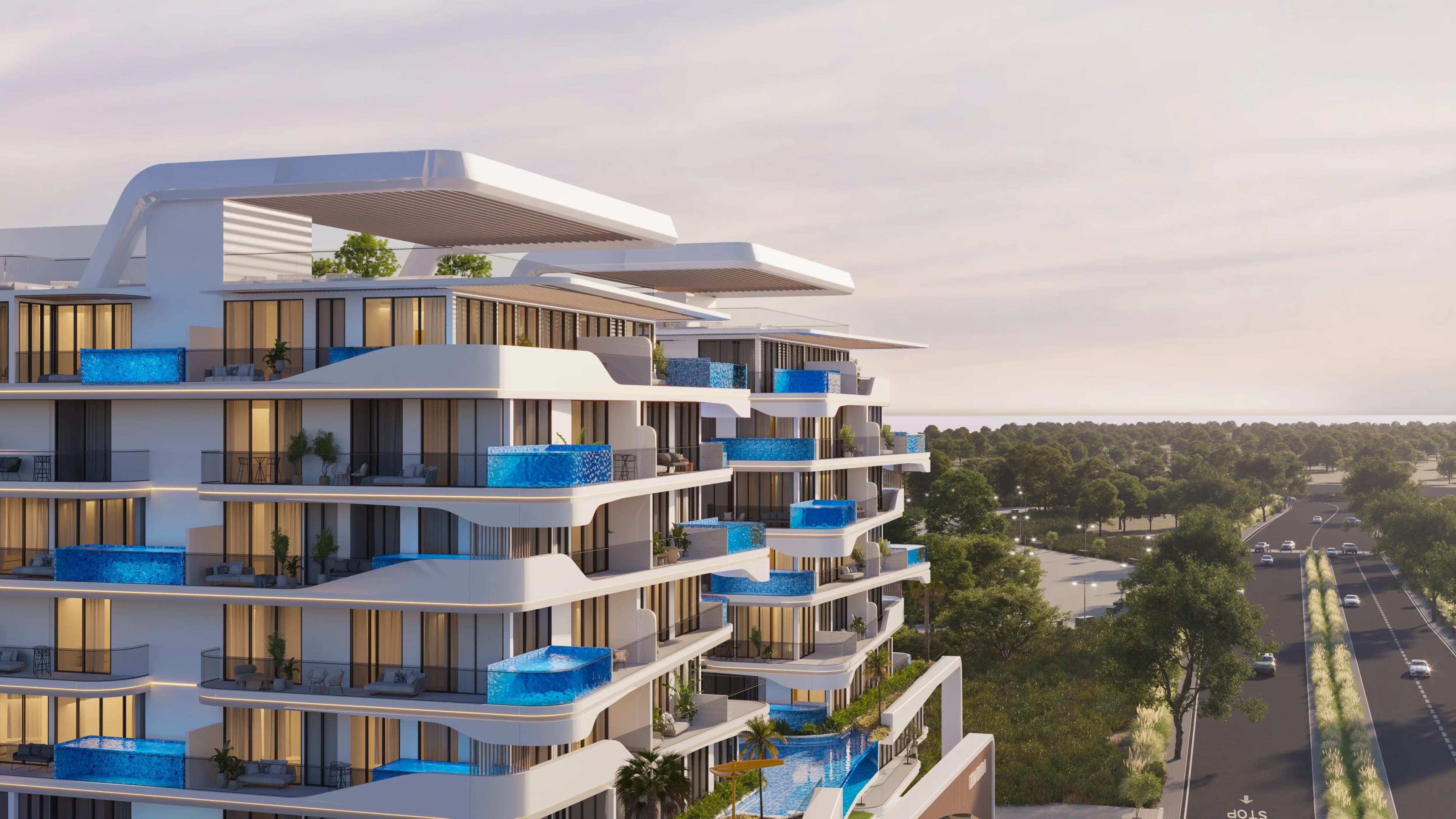 Ocean Pearl 2 - Exterior Facade | Samana Developers