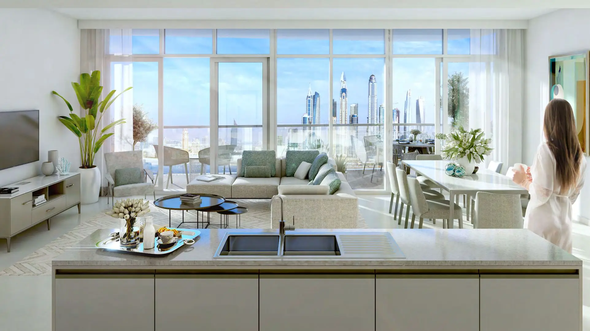 Marina Vista - Kitchen Interior | Emaar Properties
