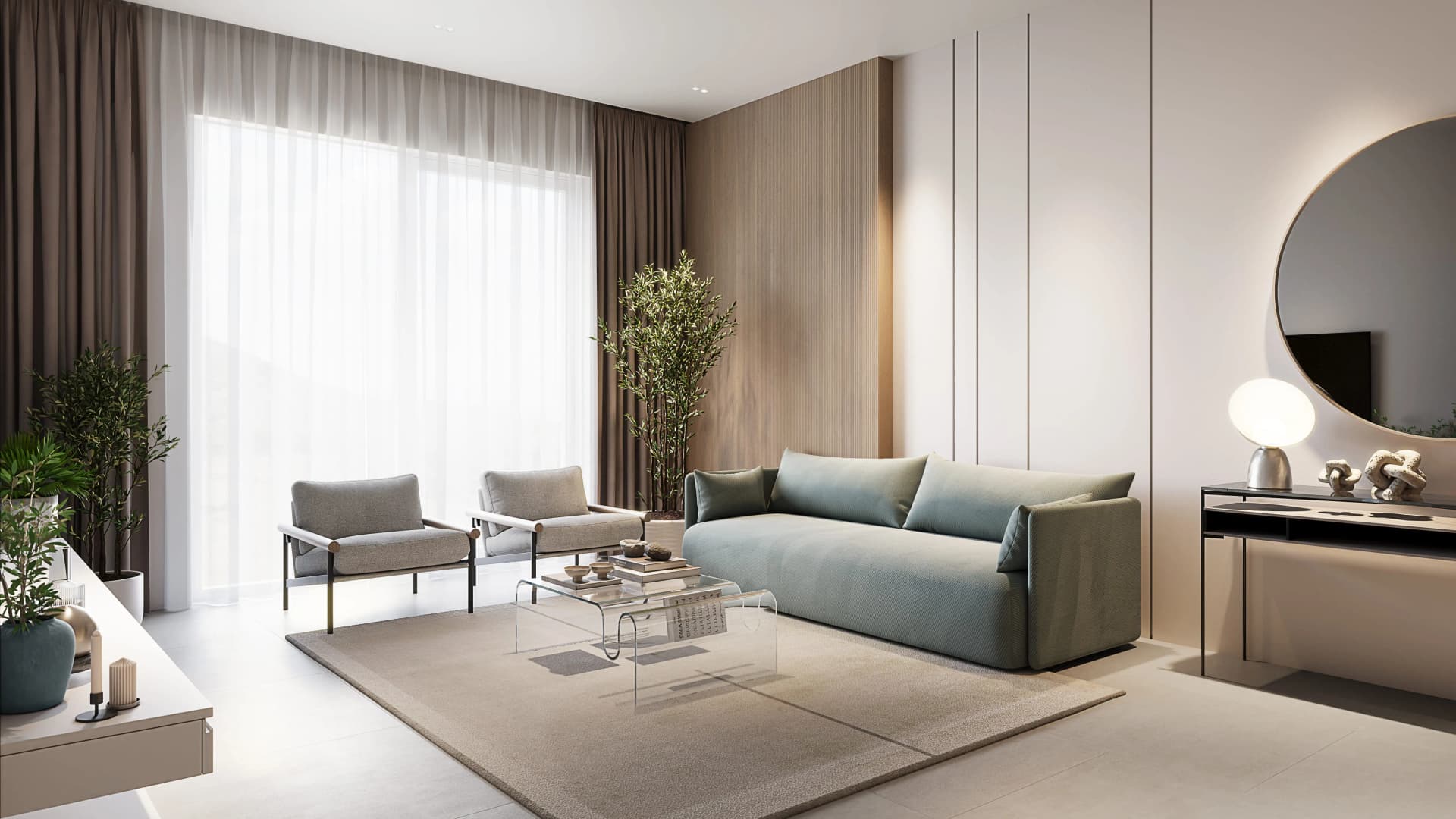 V1VID Residence - Living Room Interior | Object One Real Estate Development