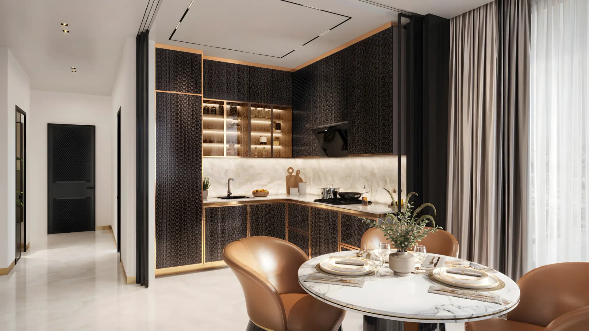 Bayz 102 - Kitchen Interior | Danube Properties