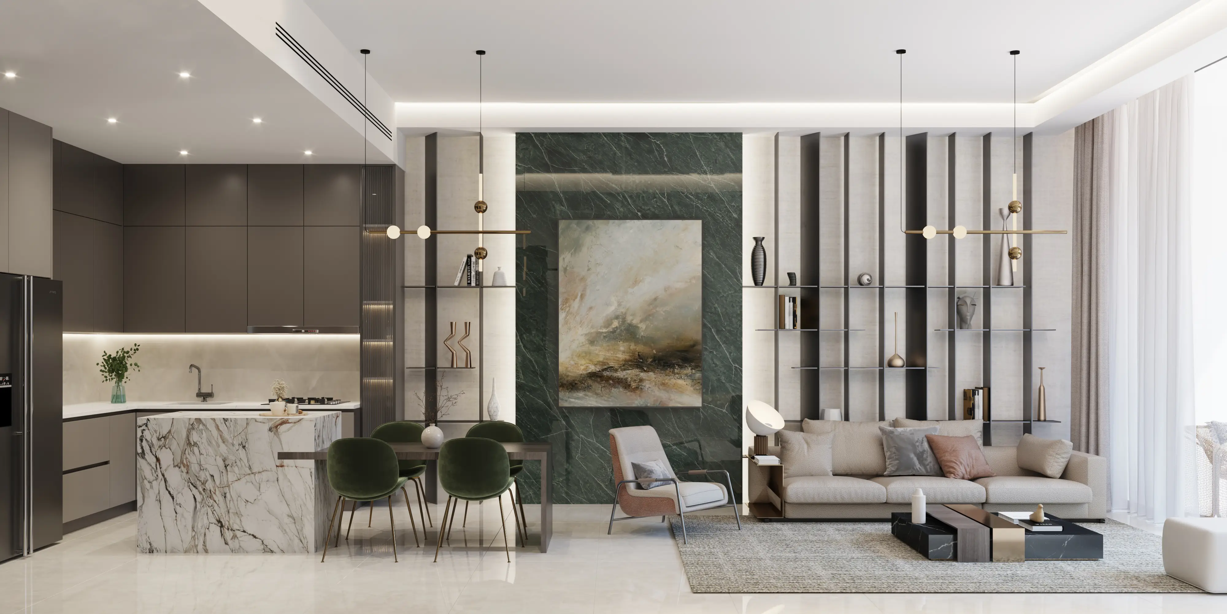 Samana Park Meadows - Living Room Interior | Samana Developers