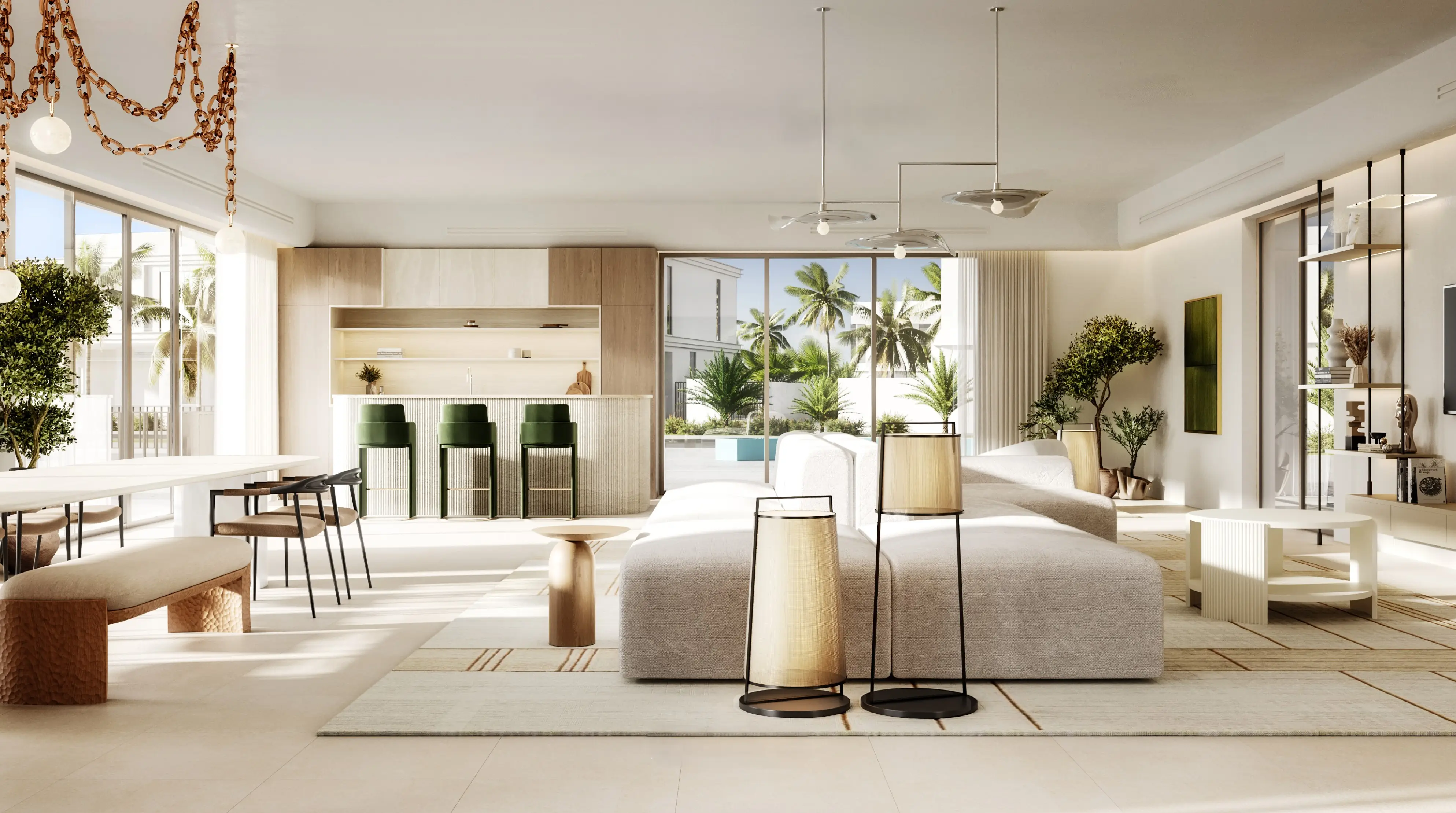 Greenridge - Living Room Interior | Emaar Properties
