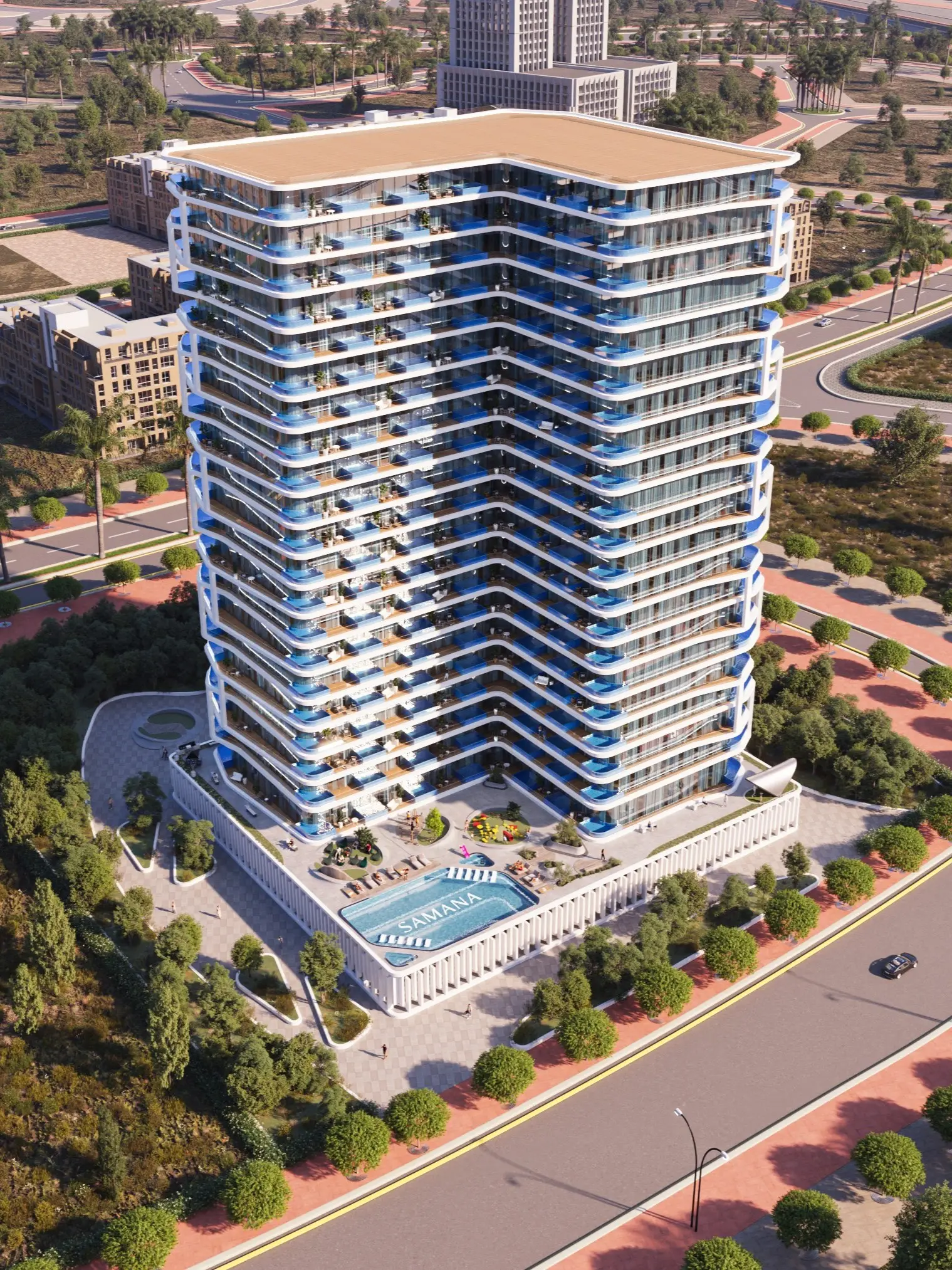Samana Ibiza - Exterior Facade | Samana Developers