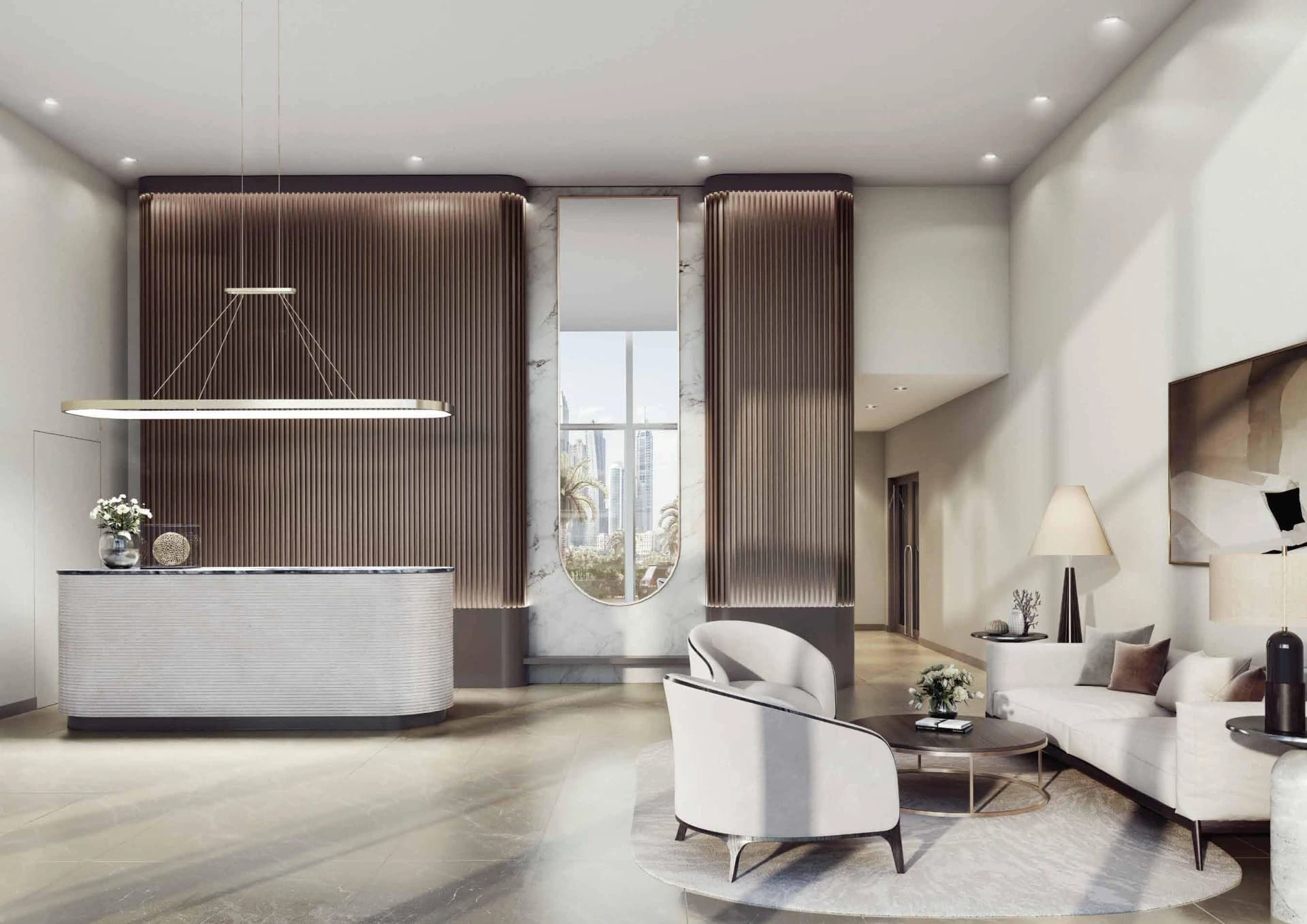 Palace Beach Residences - Lobby Interior | Emaar Properties