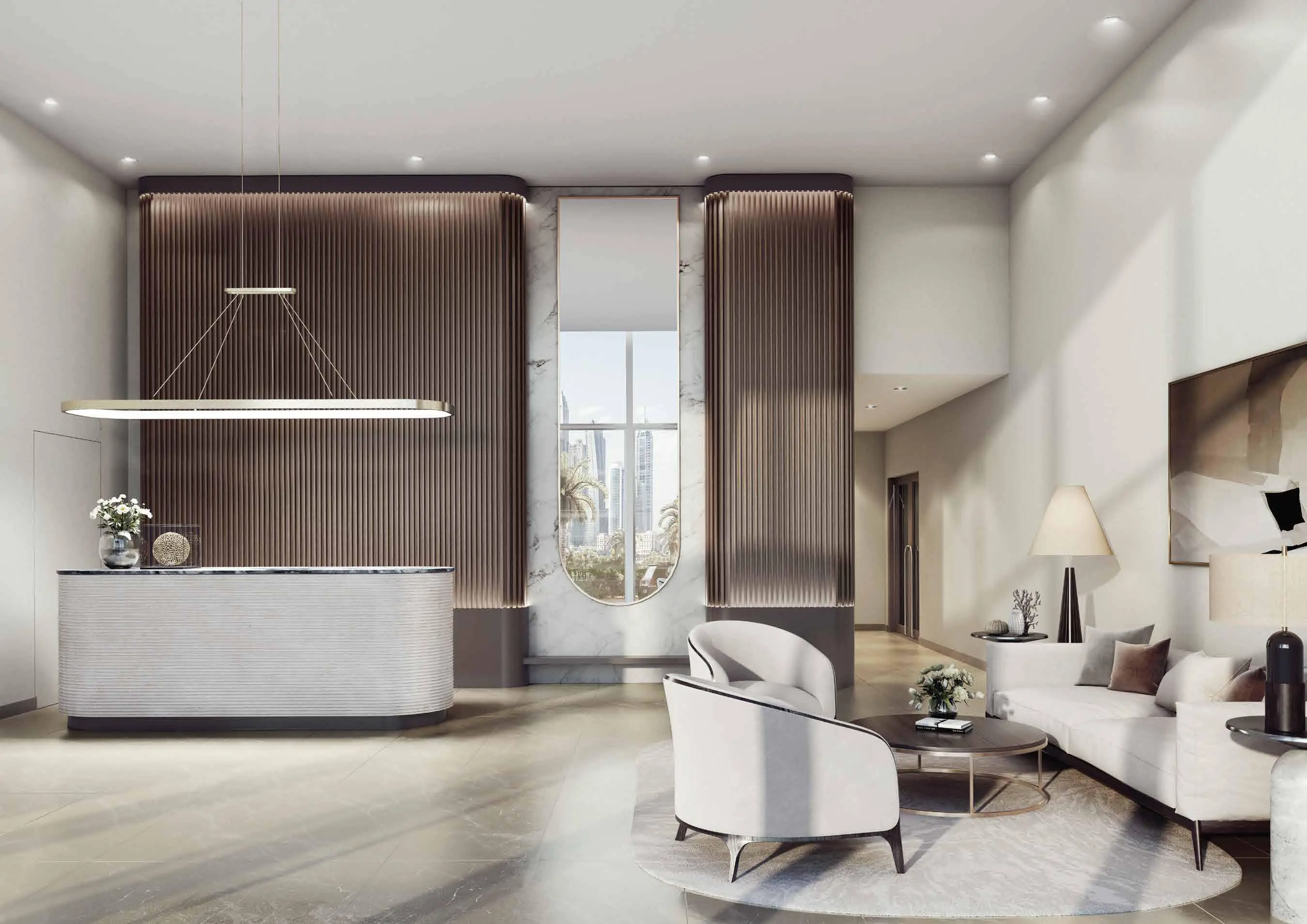 Palace Beach Residences - Lobby Interior | Emaar Properties