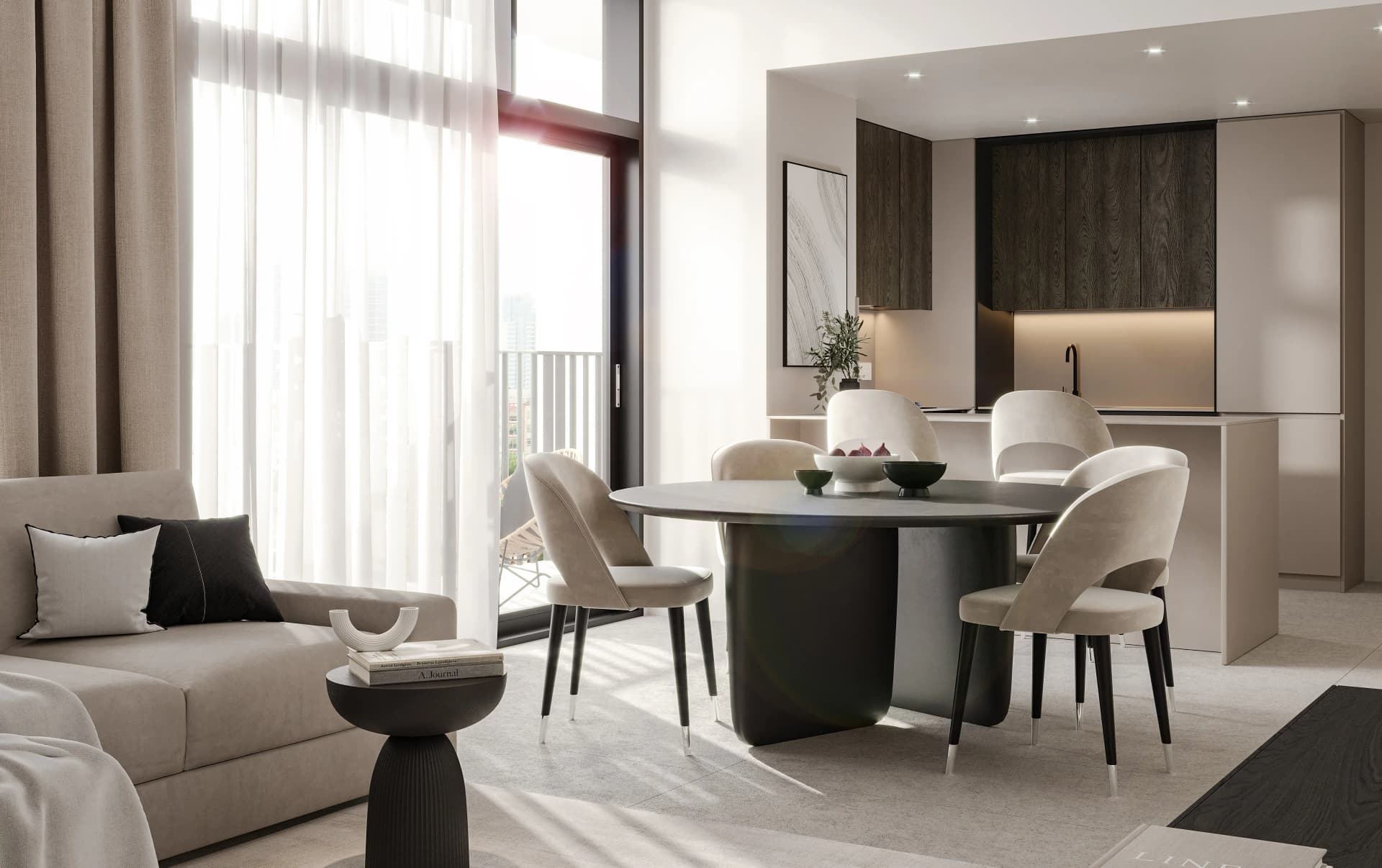 V1TER - Living Room Interior | Object One Real Estate Development