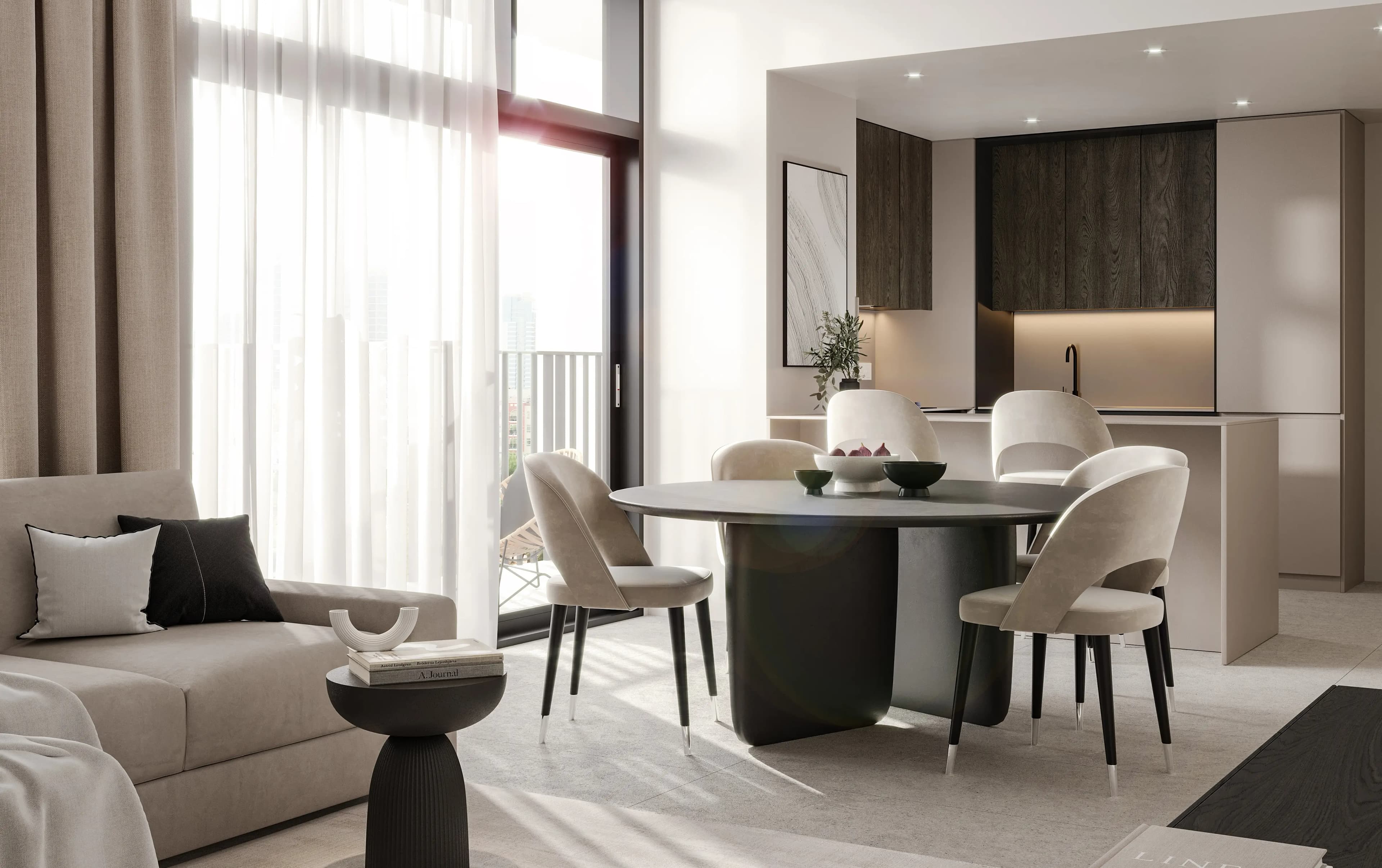 V1TER - Living Room Interior | Object One Real Estate Development