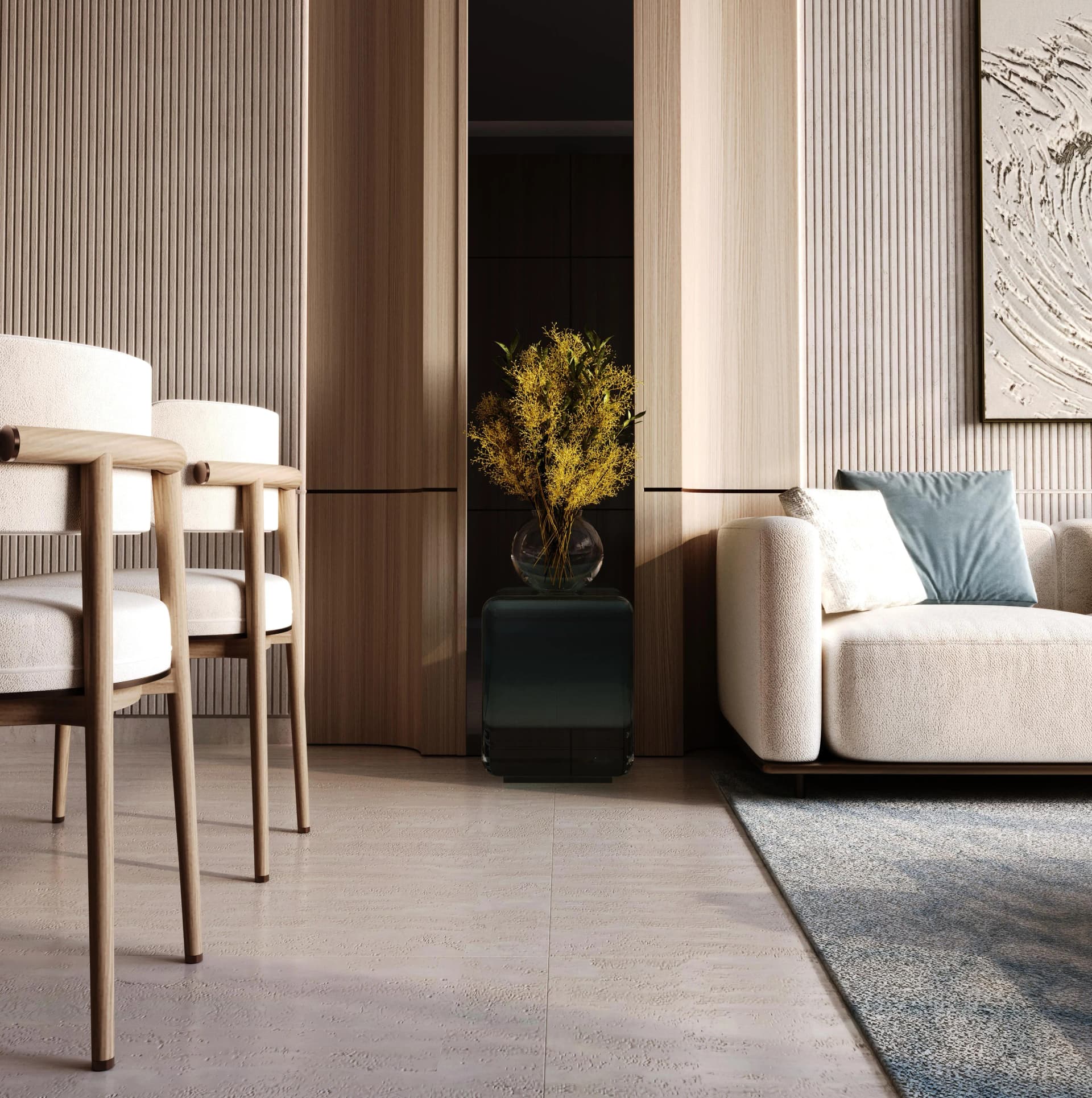 Binghatti Twilight - Living Room Interior | Binghatti Developers