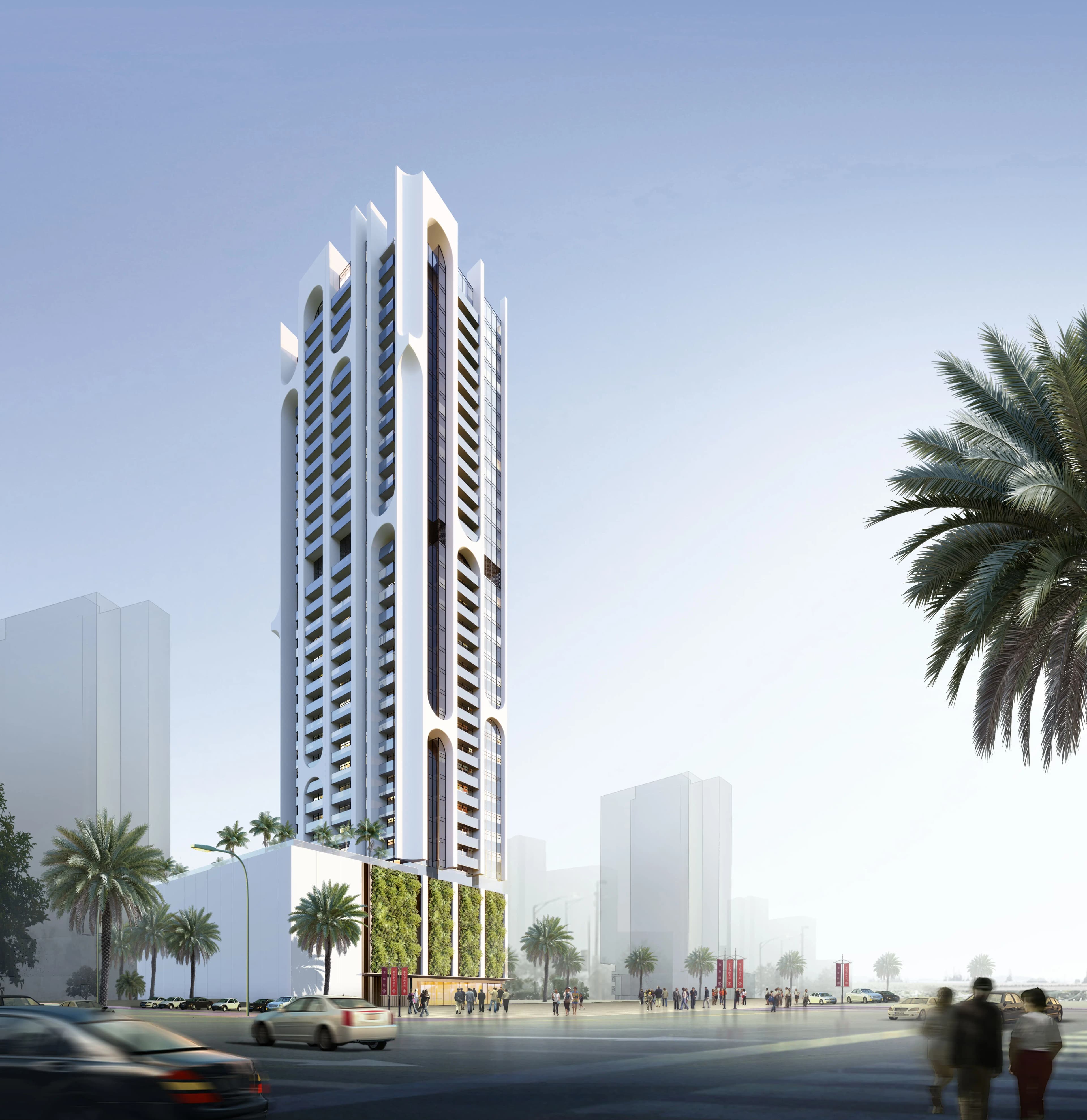Elbrus Tower - Exterior Facade | Tiger Group