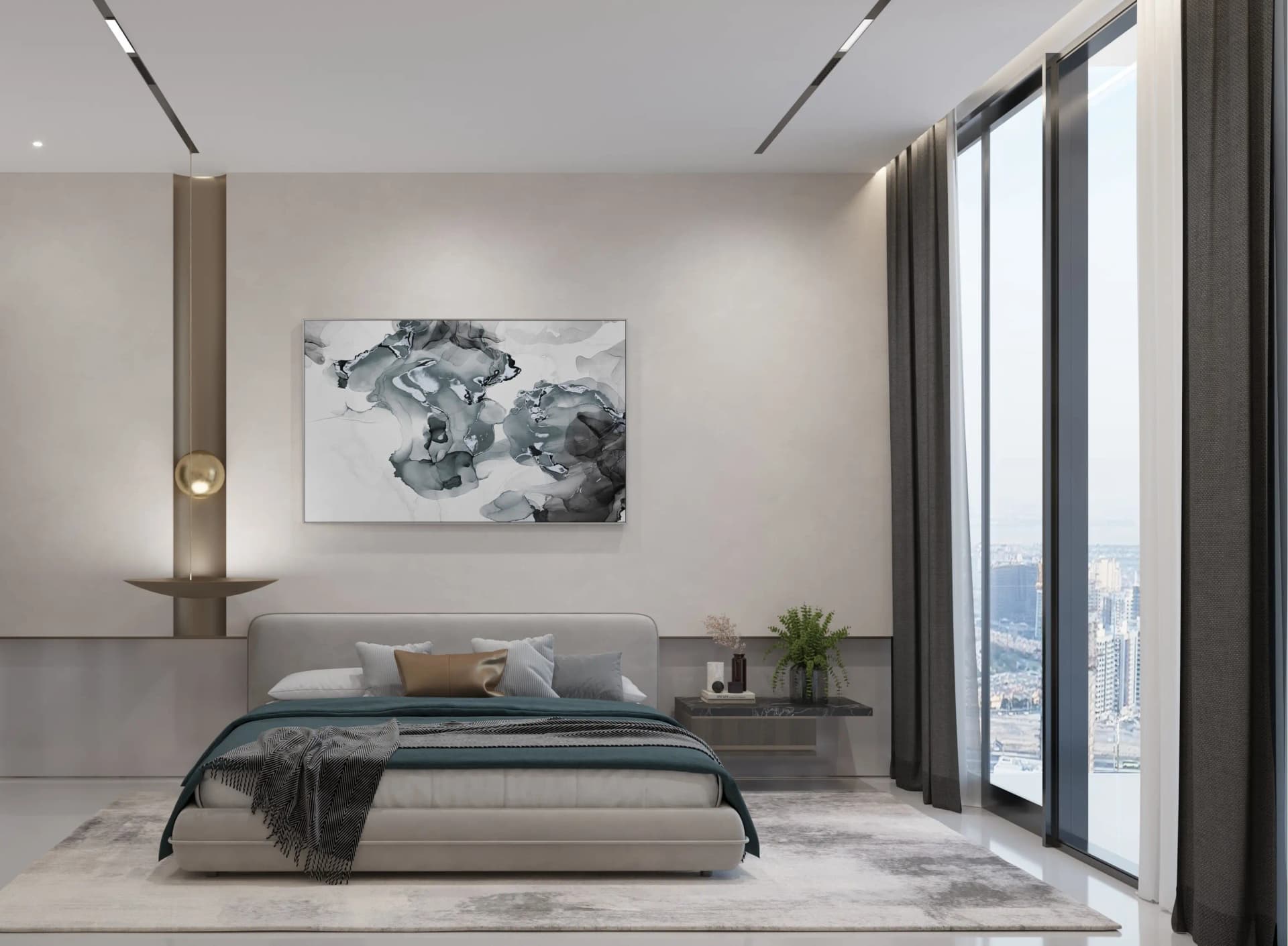 Samana Barari Lagoons - Bedroom Interior | Samana Developers