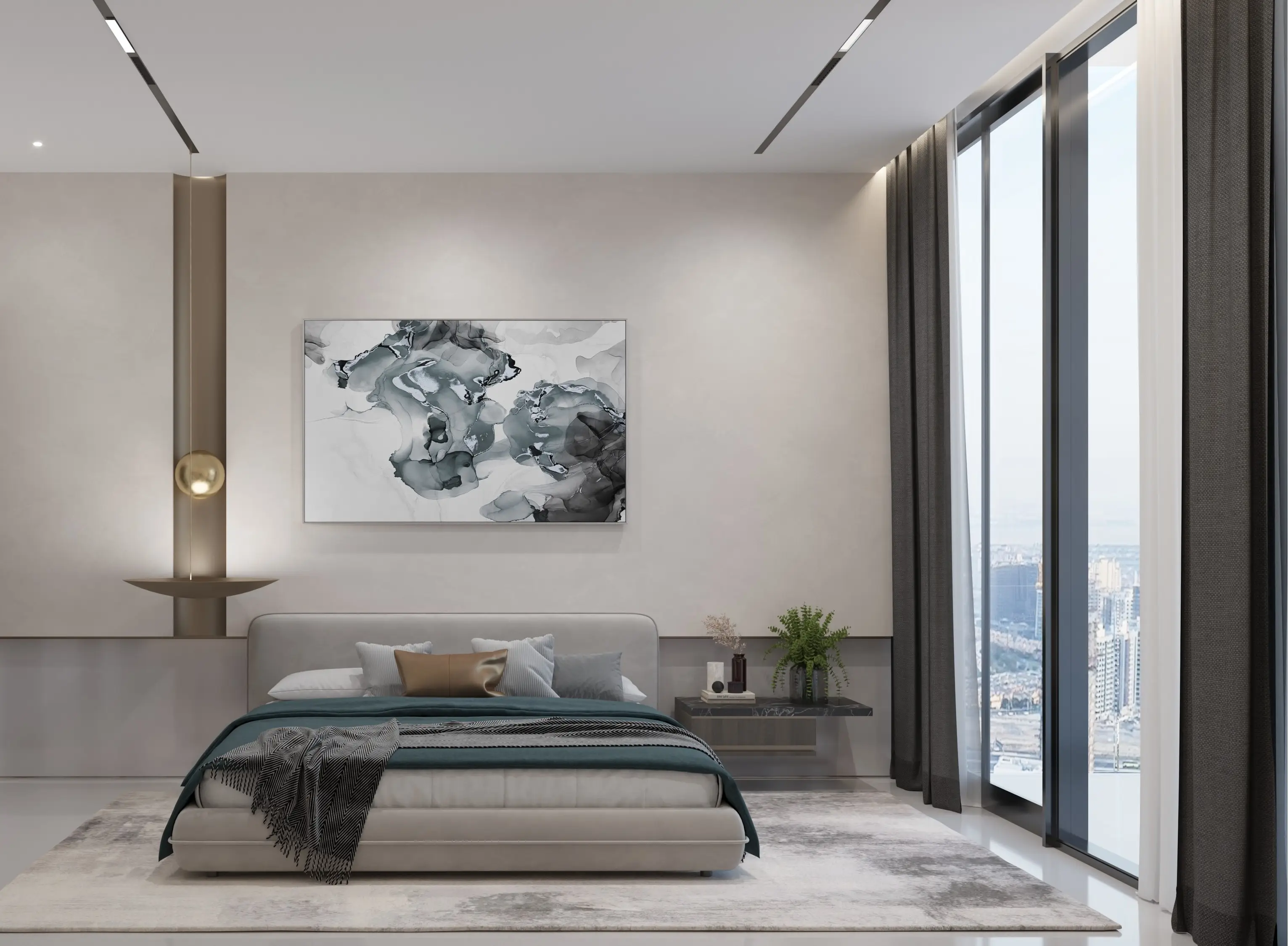 Samana Barari Lagoons - Bedroom Interior | Samana Developers