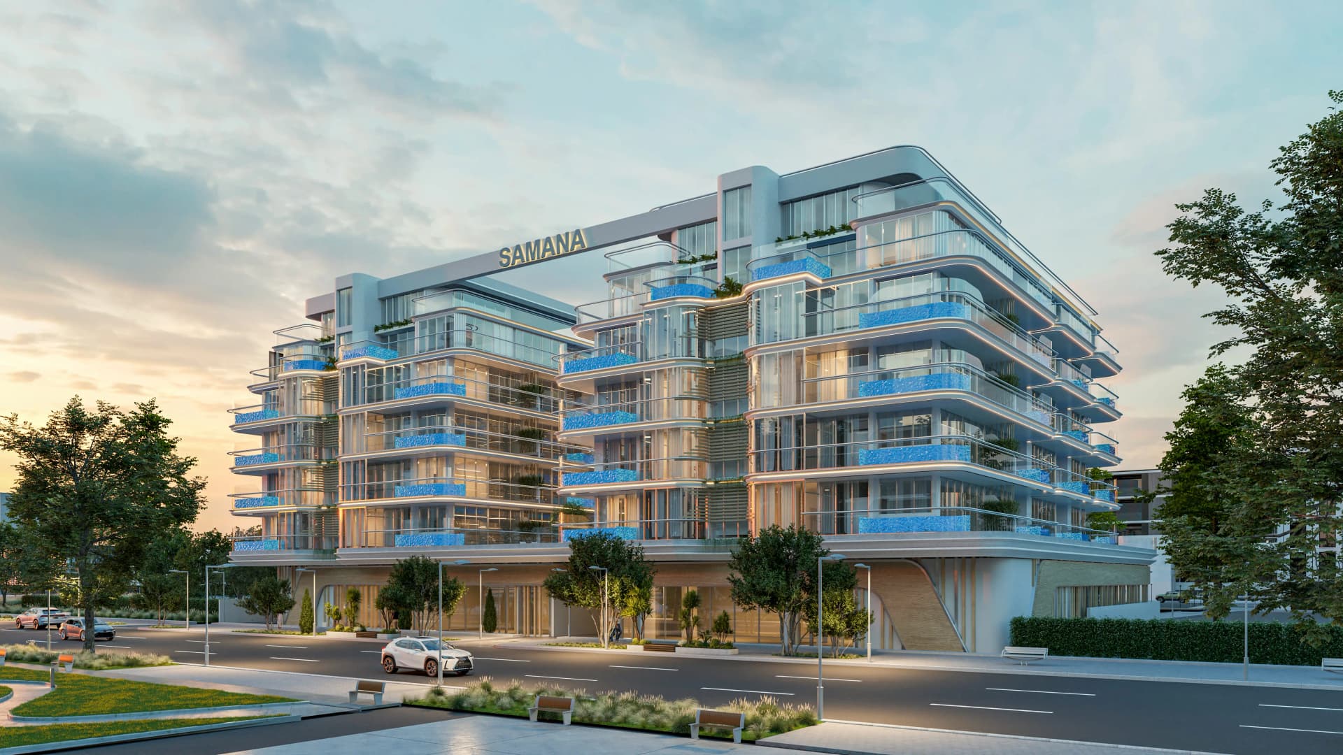 Samana Rome - Exterior Facade | Samana Developers