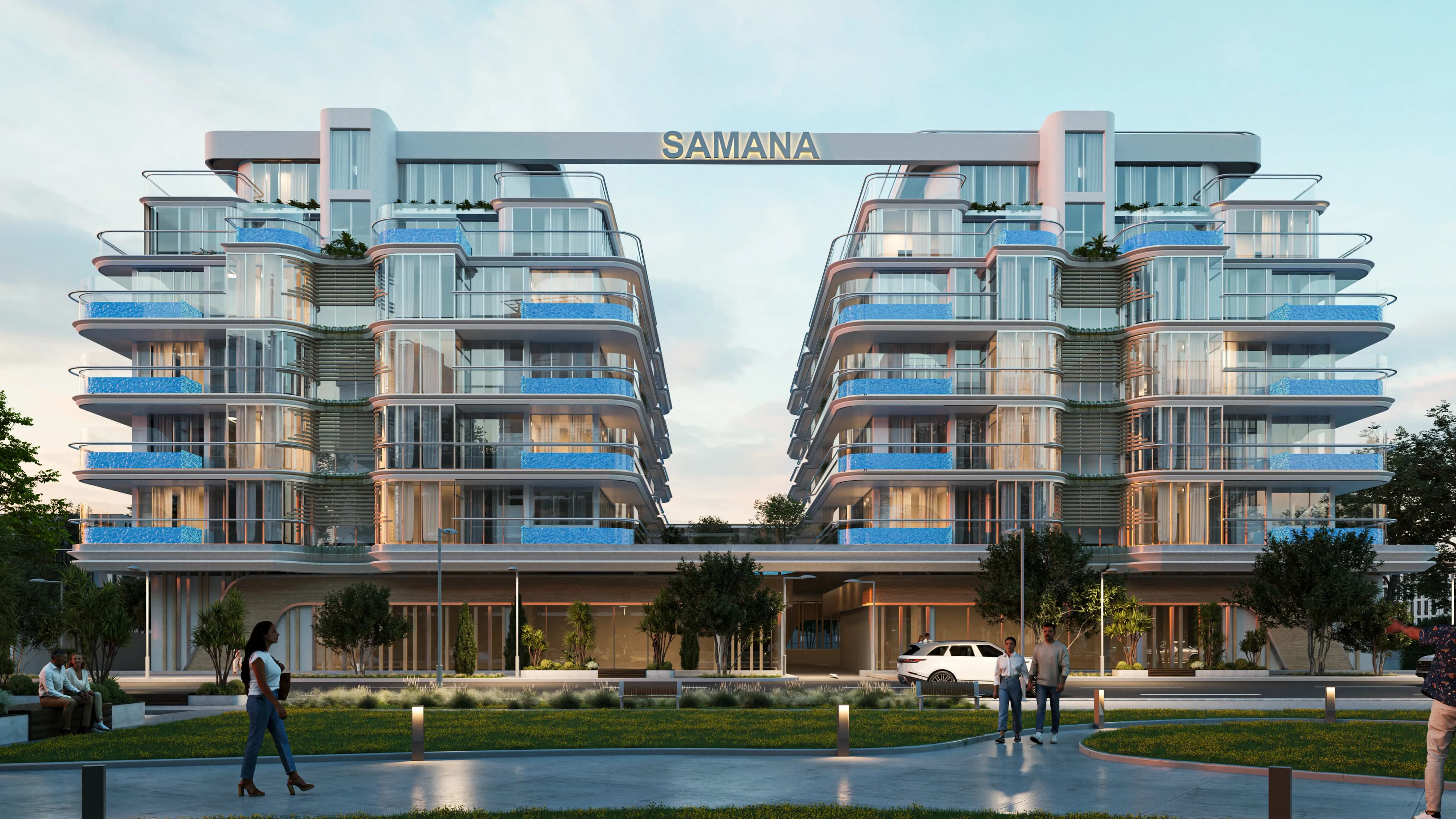 Samana Rome - Exterior Facade | Samana Developers