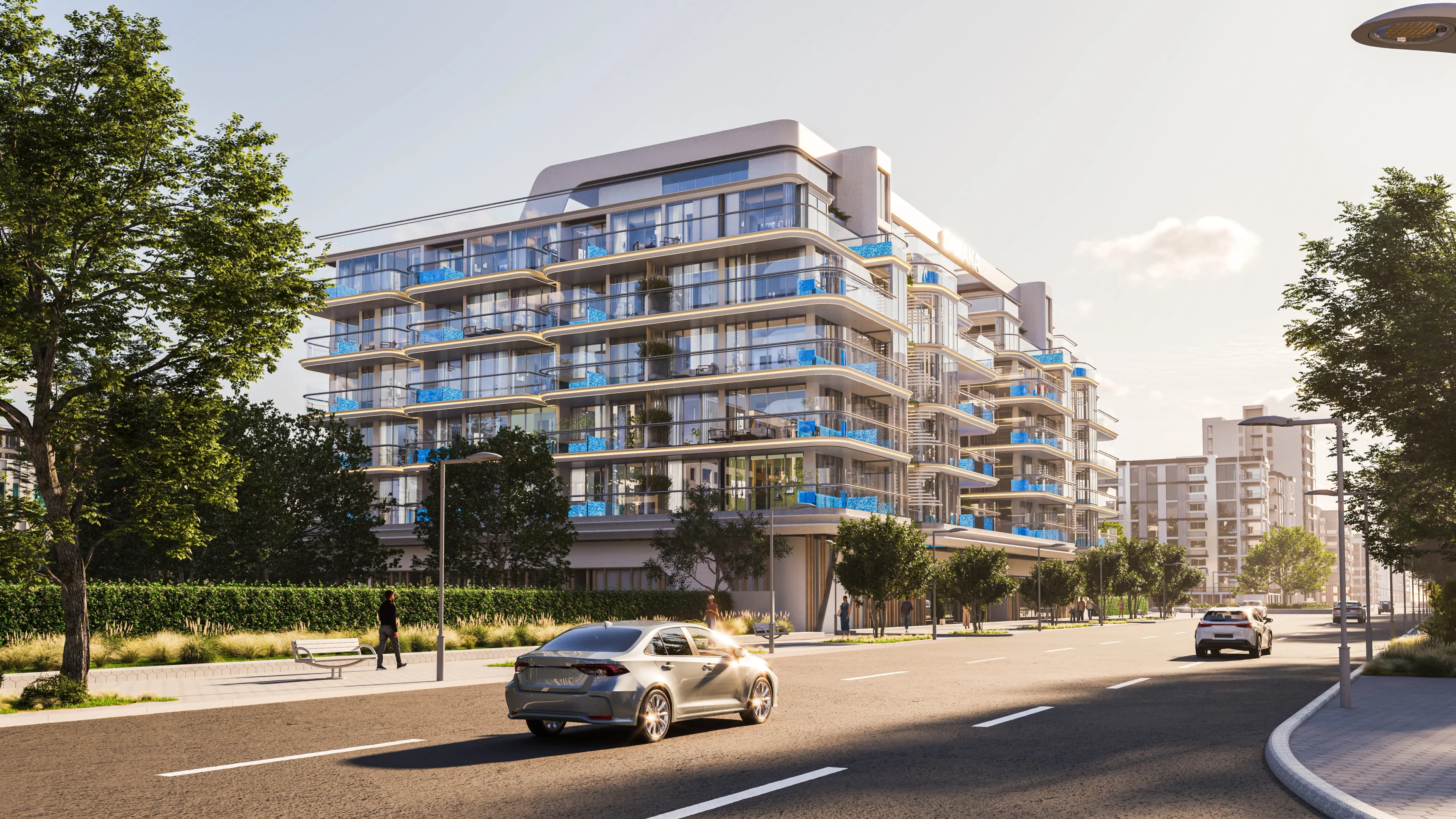 Samana Rome - Exterior Facade | Samana Developers