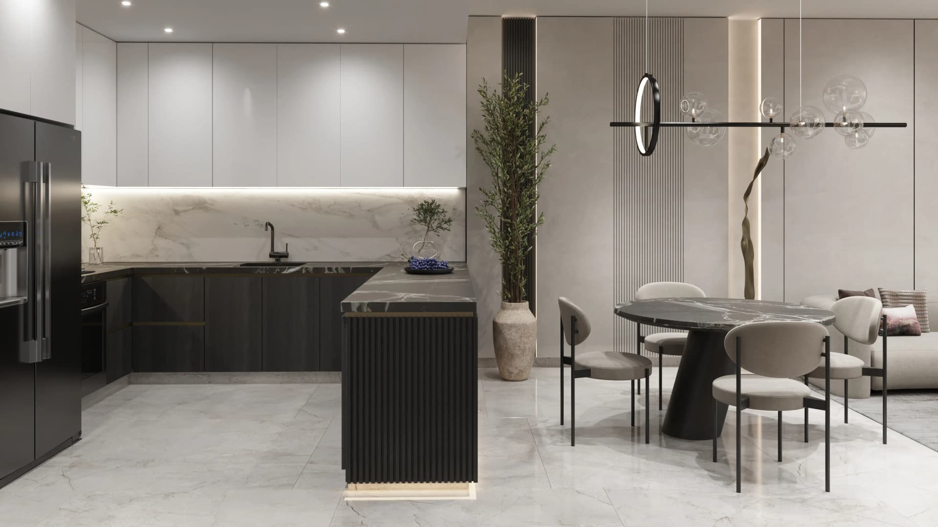 Samana Rome - Kitchen Interior | Samana Developers