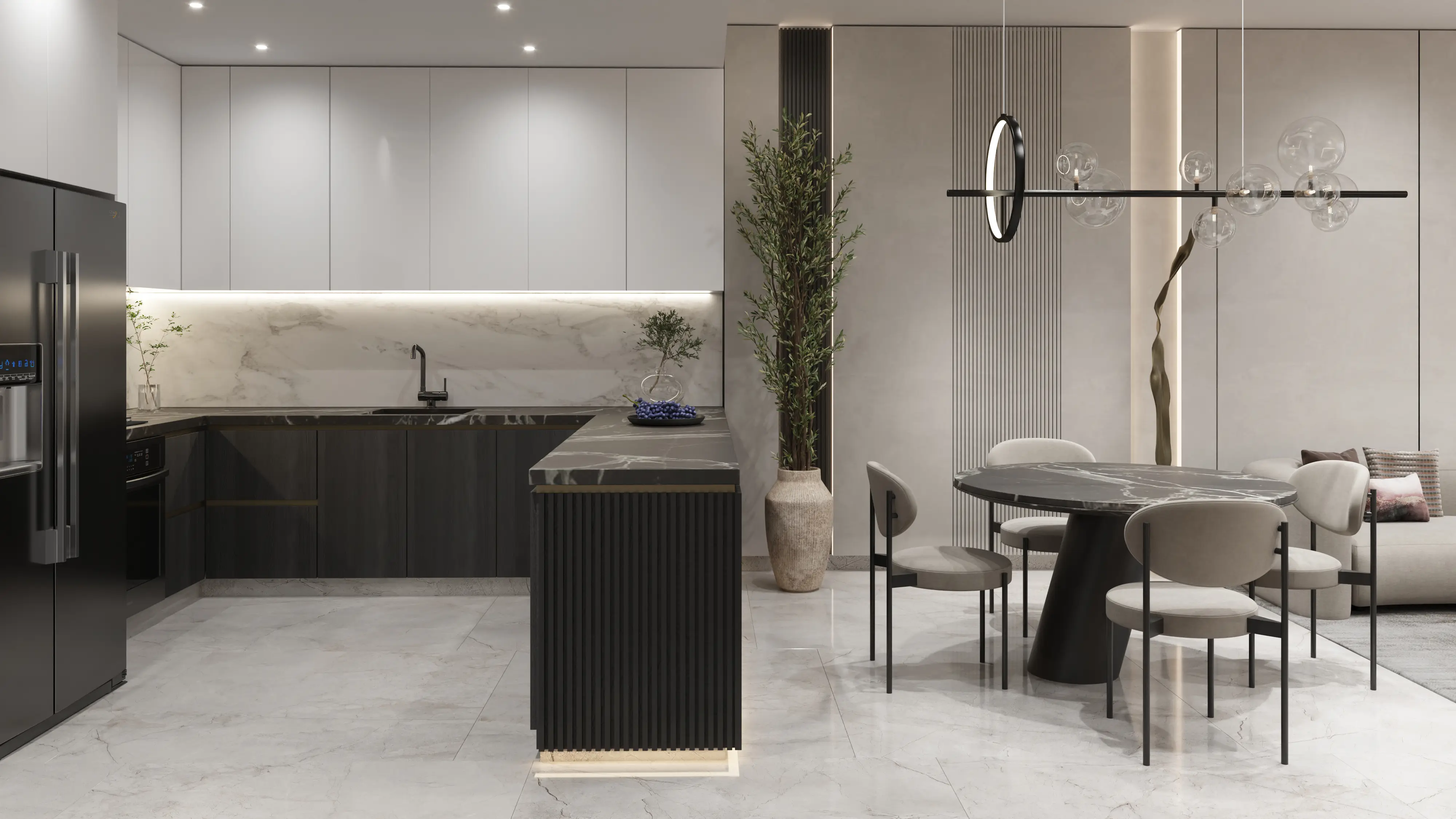 Samana Rome - Kitchen Interior | Samana Developers
