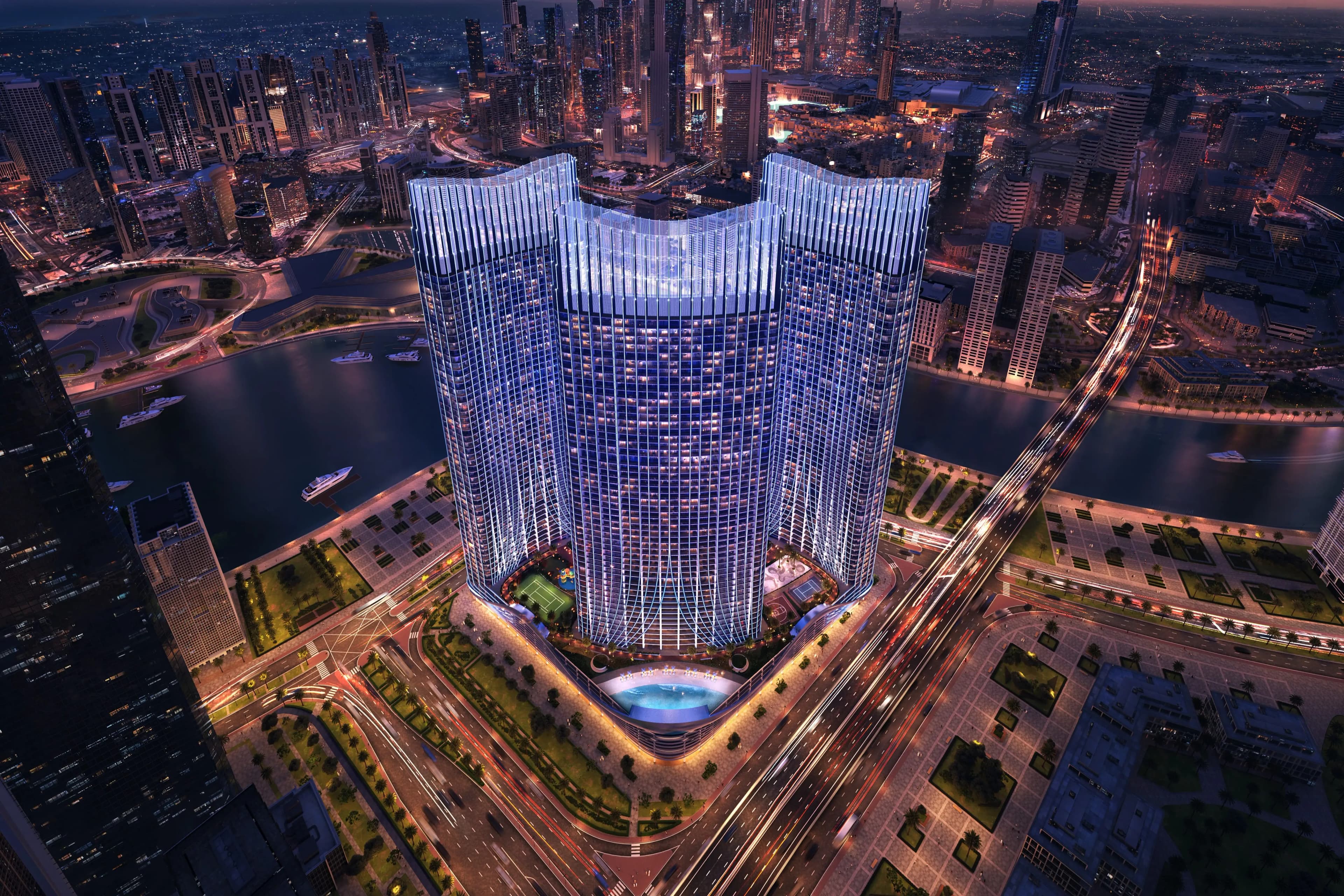 Binghatti Skyrise - Exterior Facade | Binghatti Developers