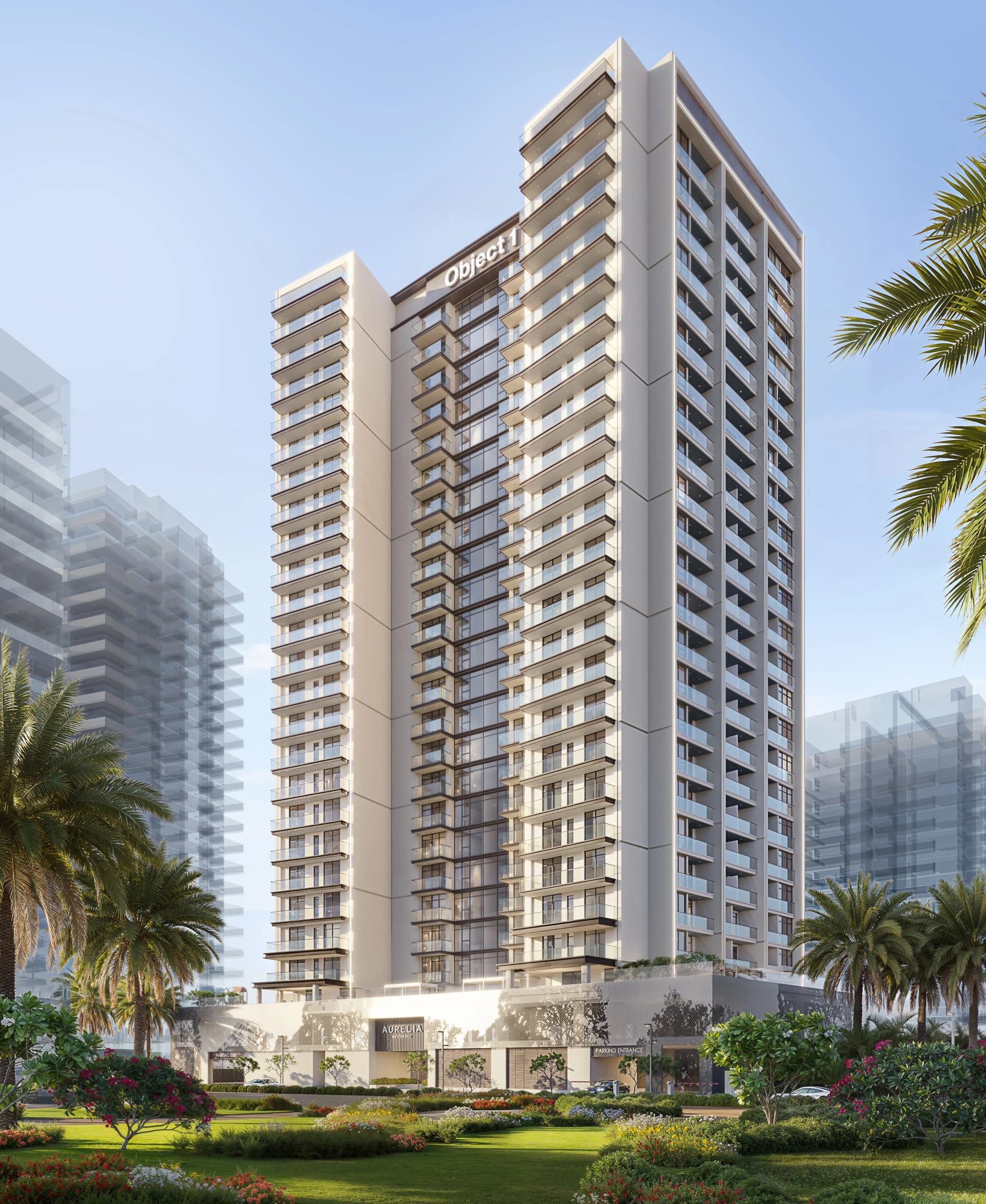 AUREL1A Residence - Exterior Facade | Object One Real Estate Development