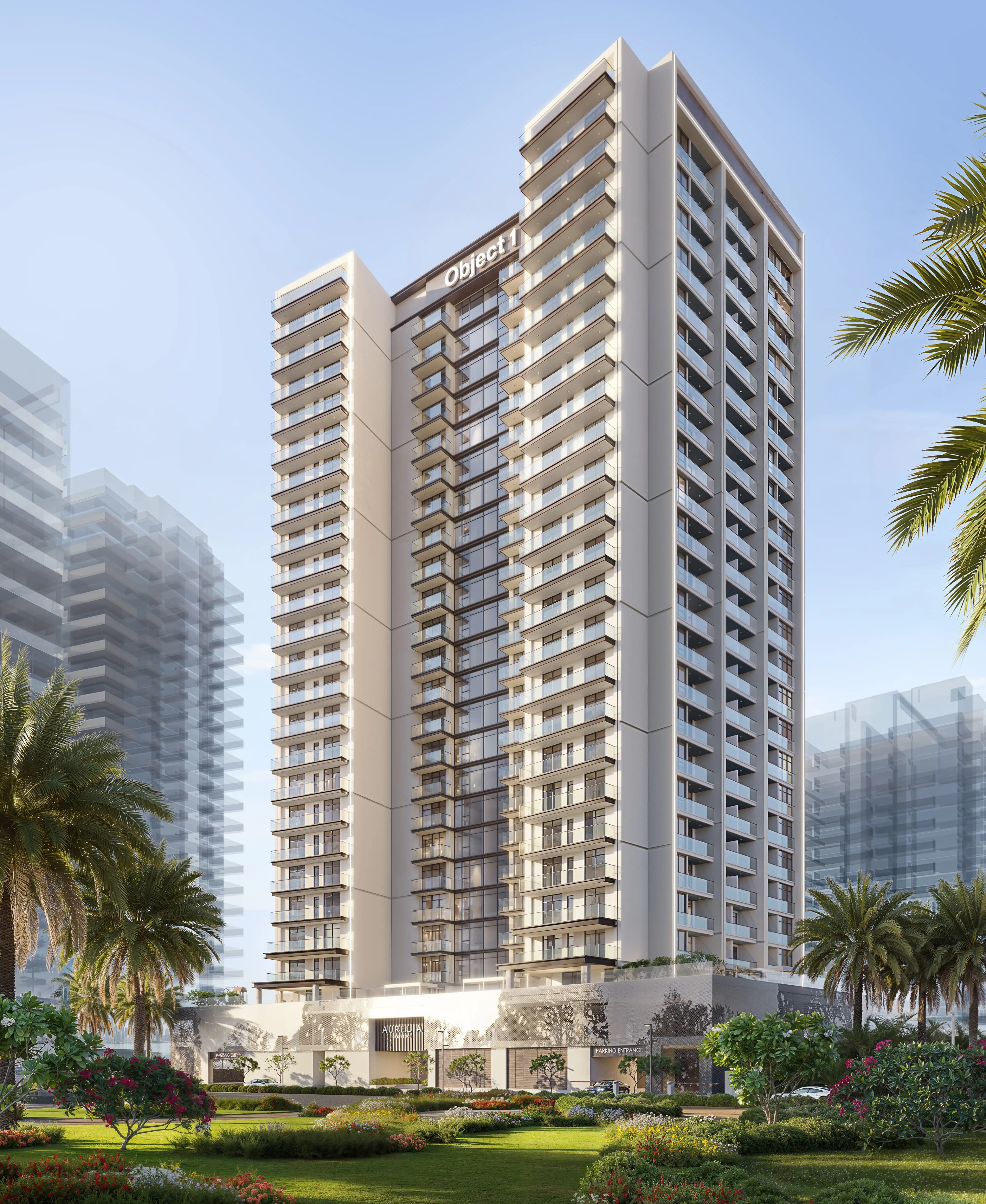 AUREL1A Residence - Exterior Facade | Object One Real Estate Development