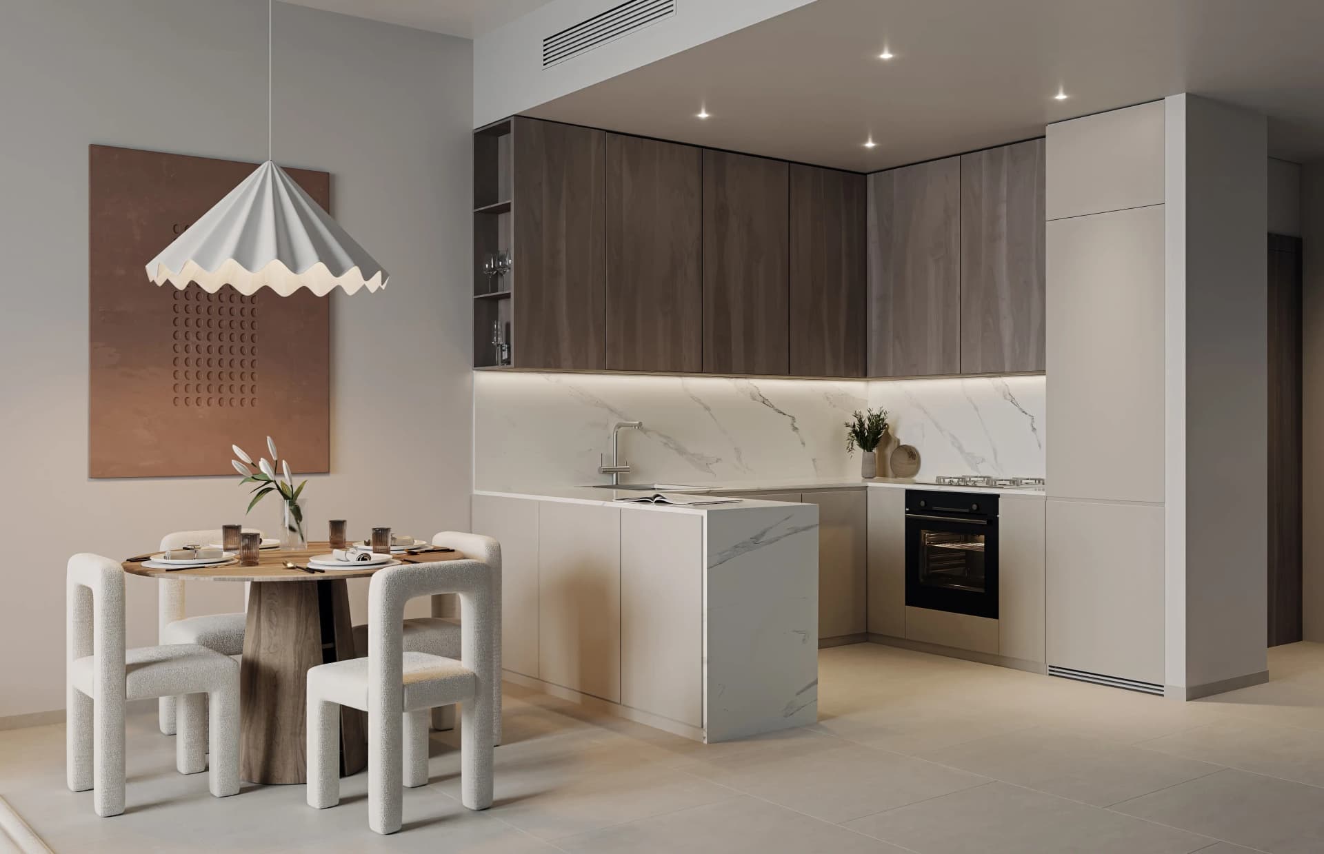 AUREL1A Residence - Kitchen Interior | Object One Real Estate Development