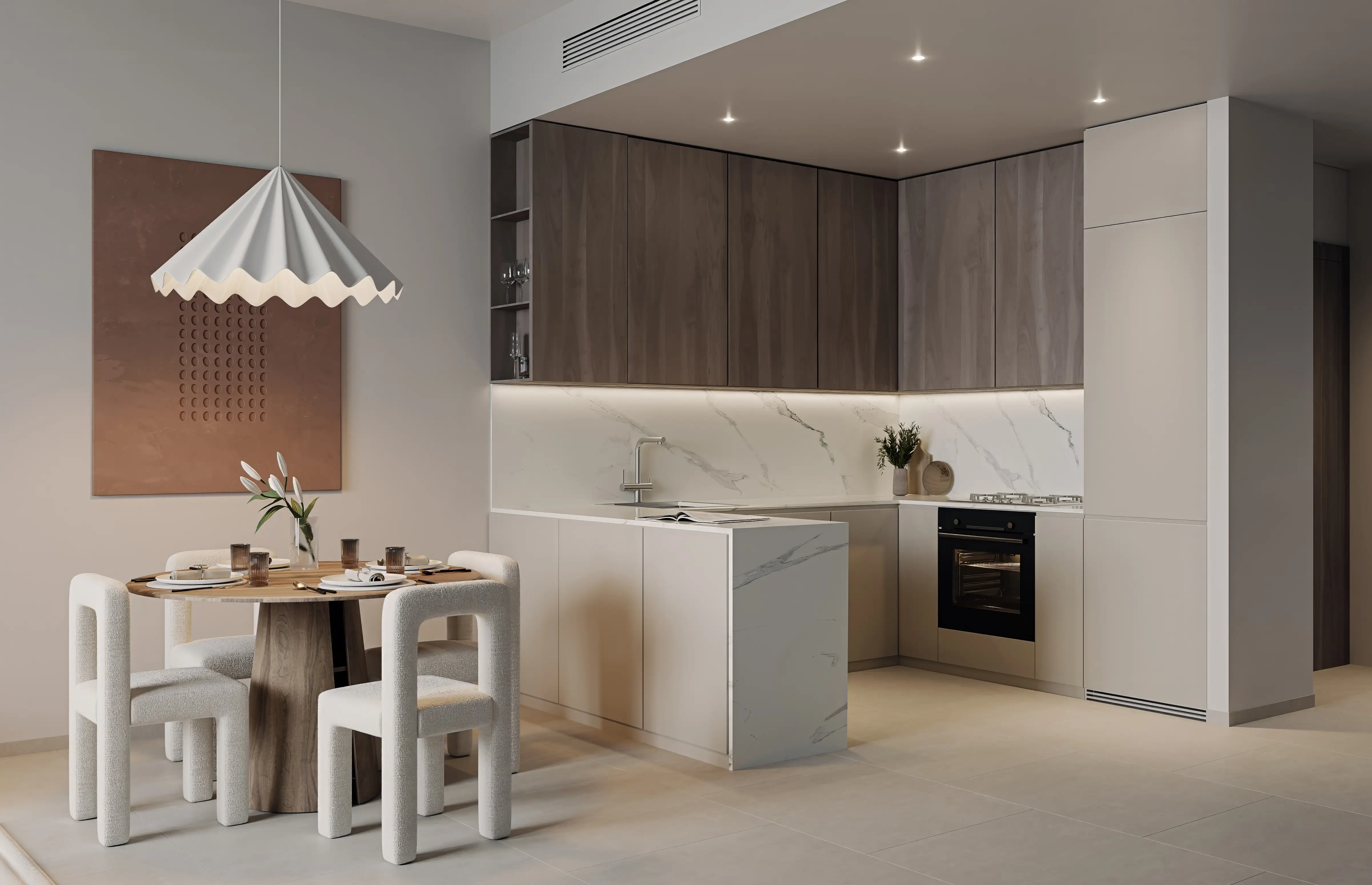 AUREL1A Residence - Kitchen Interior | Object One Real Estate Development