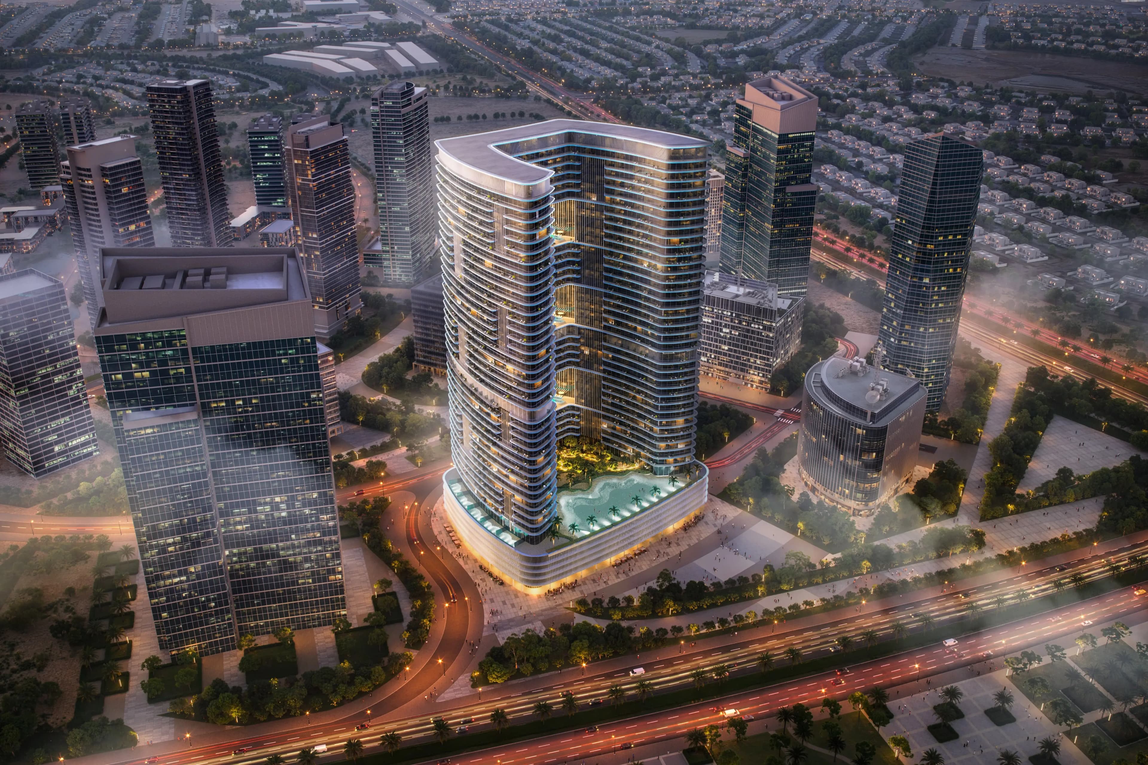 Binghatti HillViews - Exterior Facade | Binghatti Developers