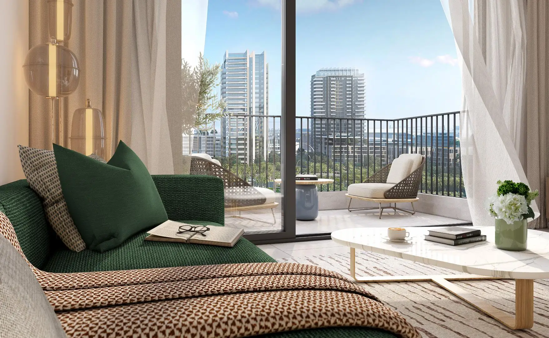 Park Horizon - Living Room Interior | Emaar Properties