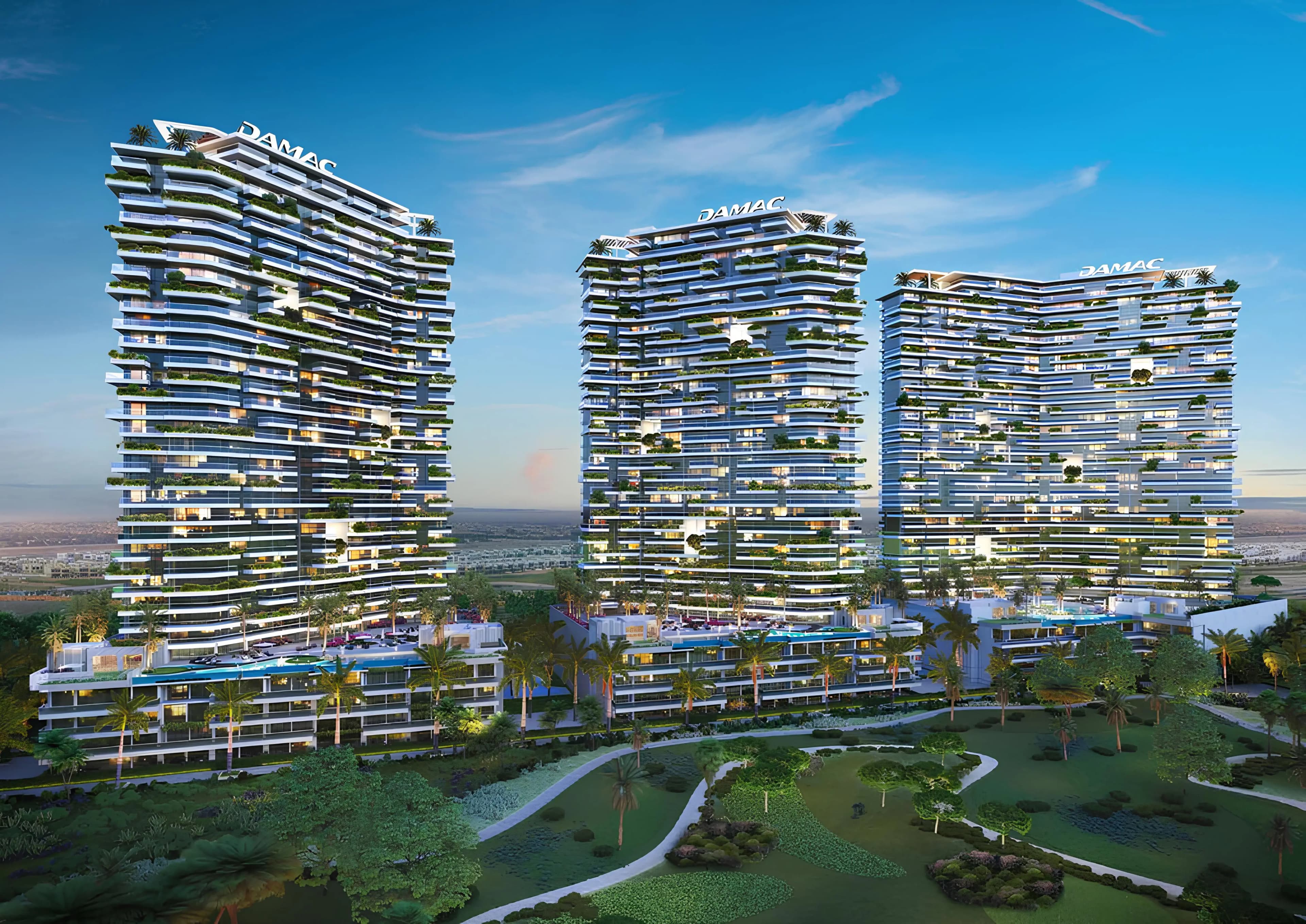 Golf Greens 1 - Exterior Facade | DAMAC Properties