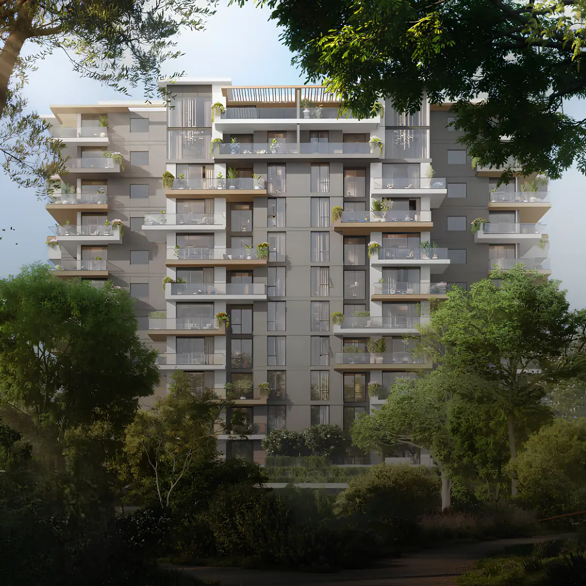 Laсina Residence at Ghaf Woods - Exterior Facade | Majid Al Futtaim