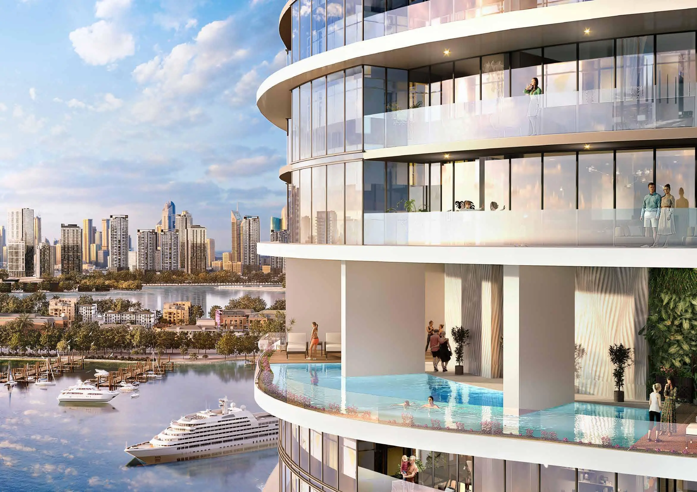 Harbour Lights - Balcony View | DAMAC Properties