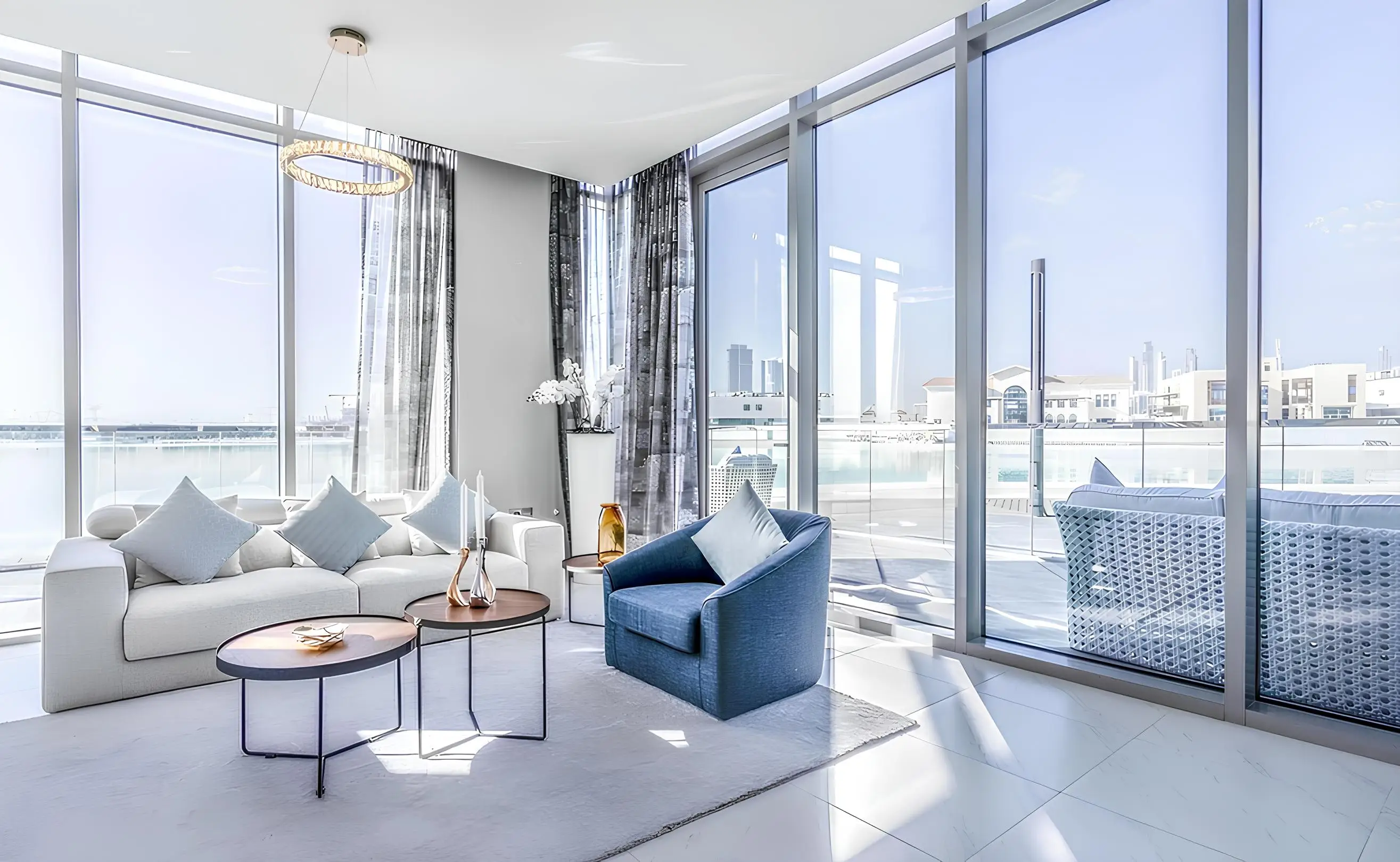 District One Residence 5 - Living Room Interior | Nakheel Properties