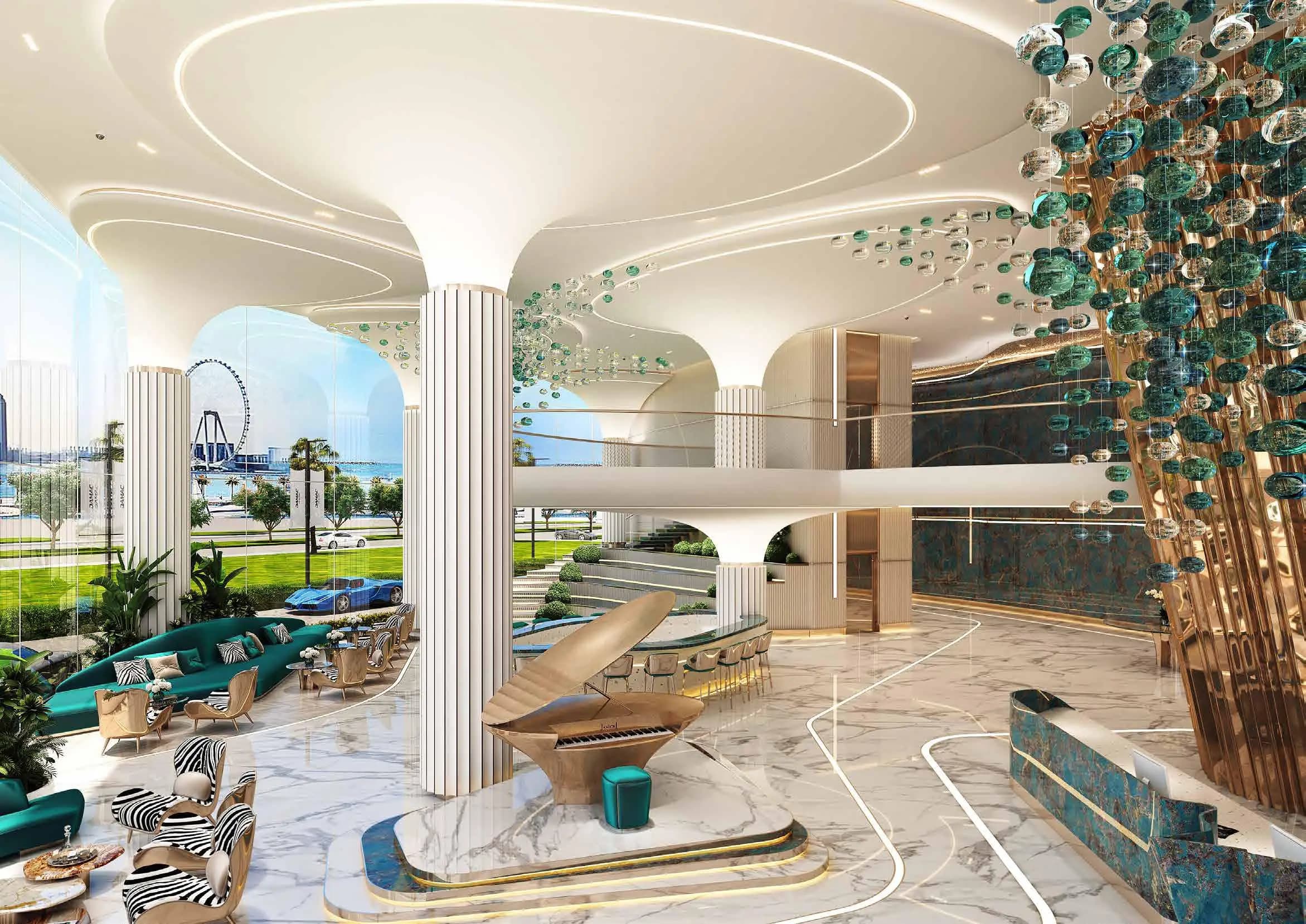 Bay by Cavalli - Lobby Interior | DAMAC Properties